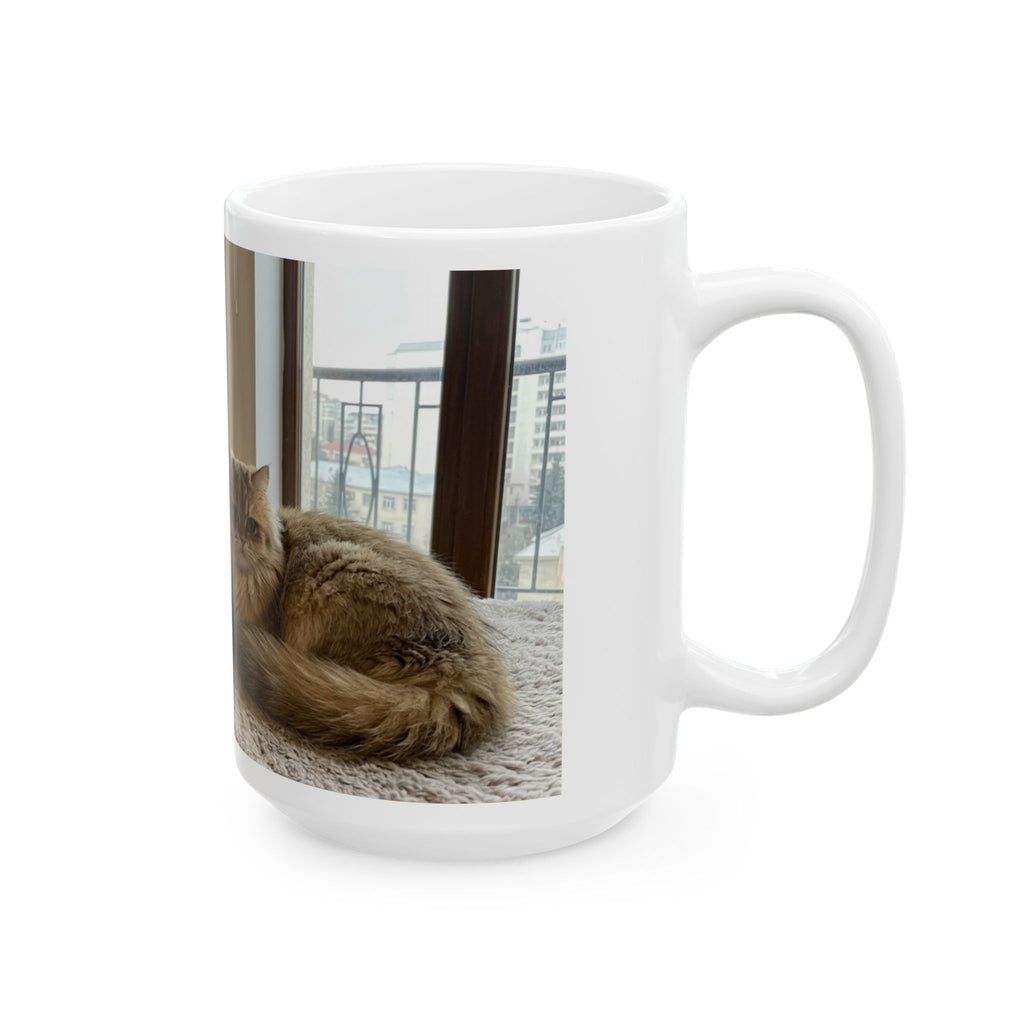 Funny British Shorthair Cat Mug Cute Detective Cat Coffee Cup Lover Gift Ceramic Mug 11oz 15oz Cats