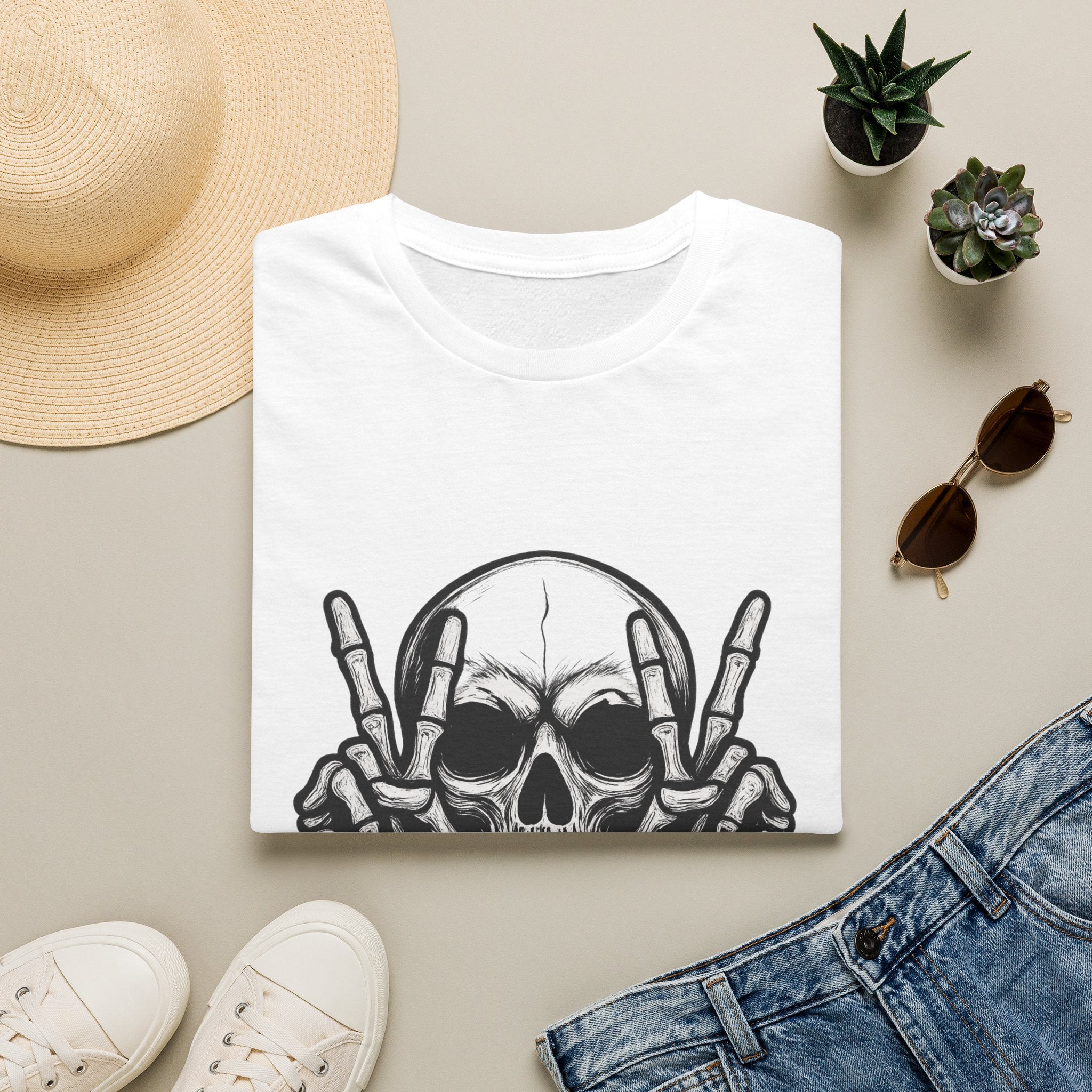 Mens Skull T-shirt Graphic Tees Skeleton Apparel Clothing Skulls Accessories Best Gift