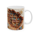3D Bookshelf Mug-Library Mugs Book Lover Ceramic Mug Coffee Cup Gifts For Woman 2026