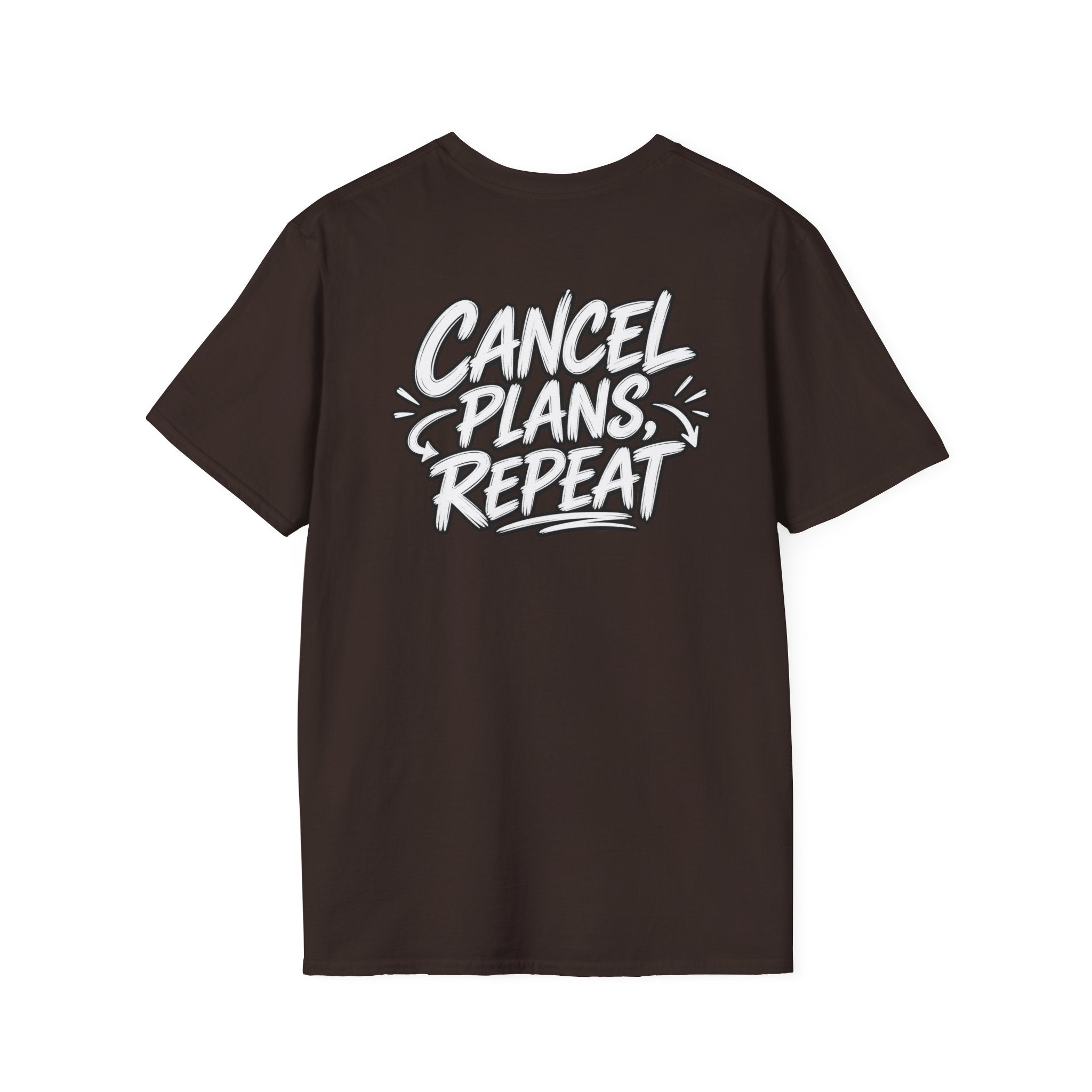 Introvert Shirt Cancel Plans Repeat Funny Dark Humor Sarcastic Graphic Tee Funny Office Tshirt