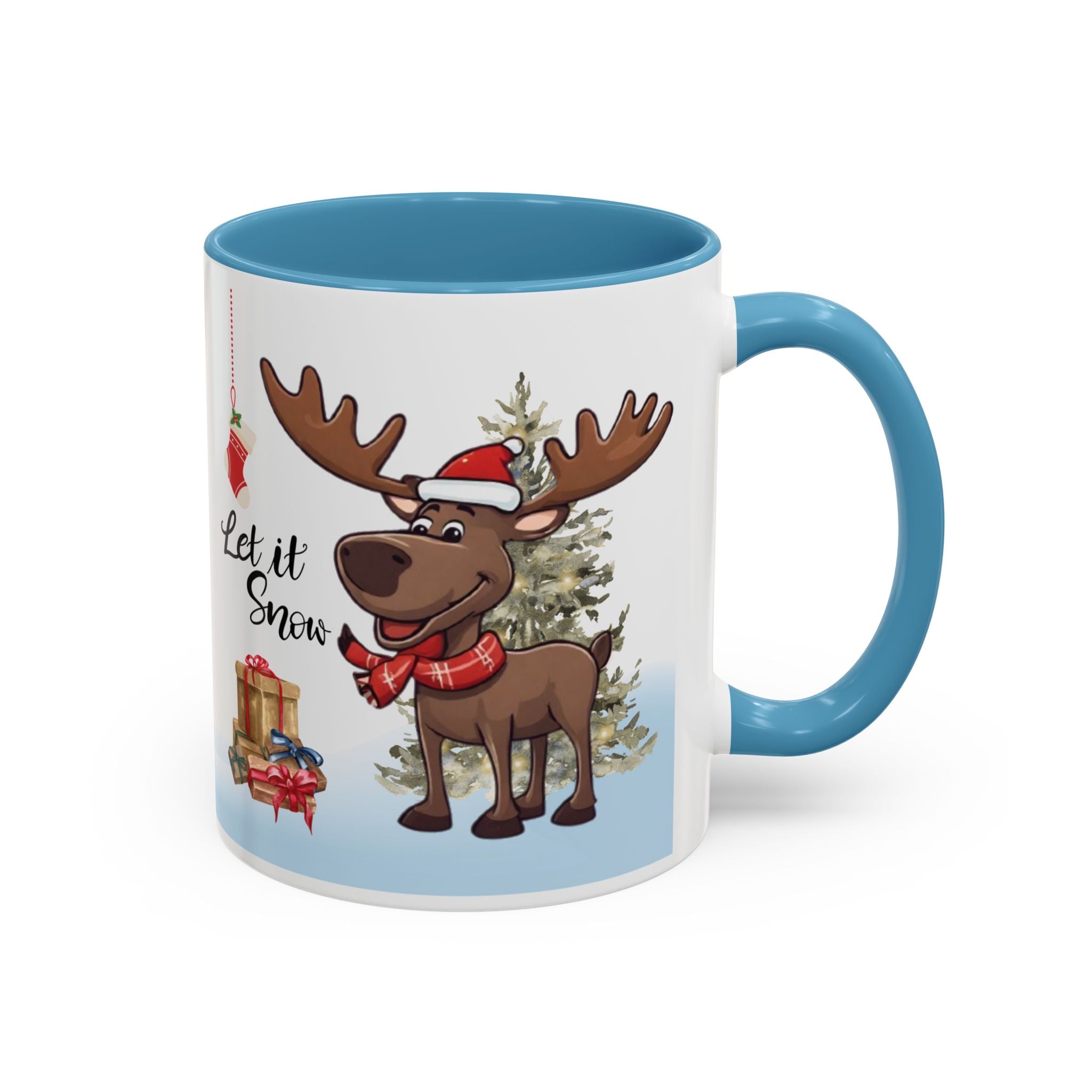 Christmas Mug Accent Funny Moose Mug Coffee Mug Cute Unique Gift Cup Travel Mug