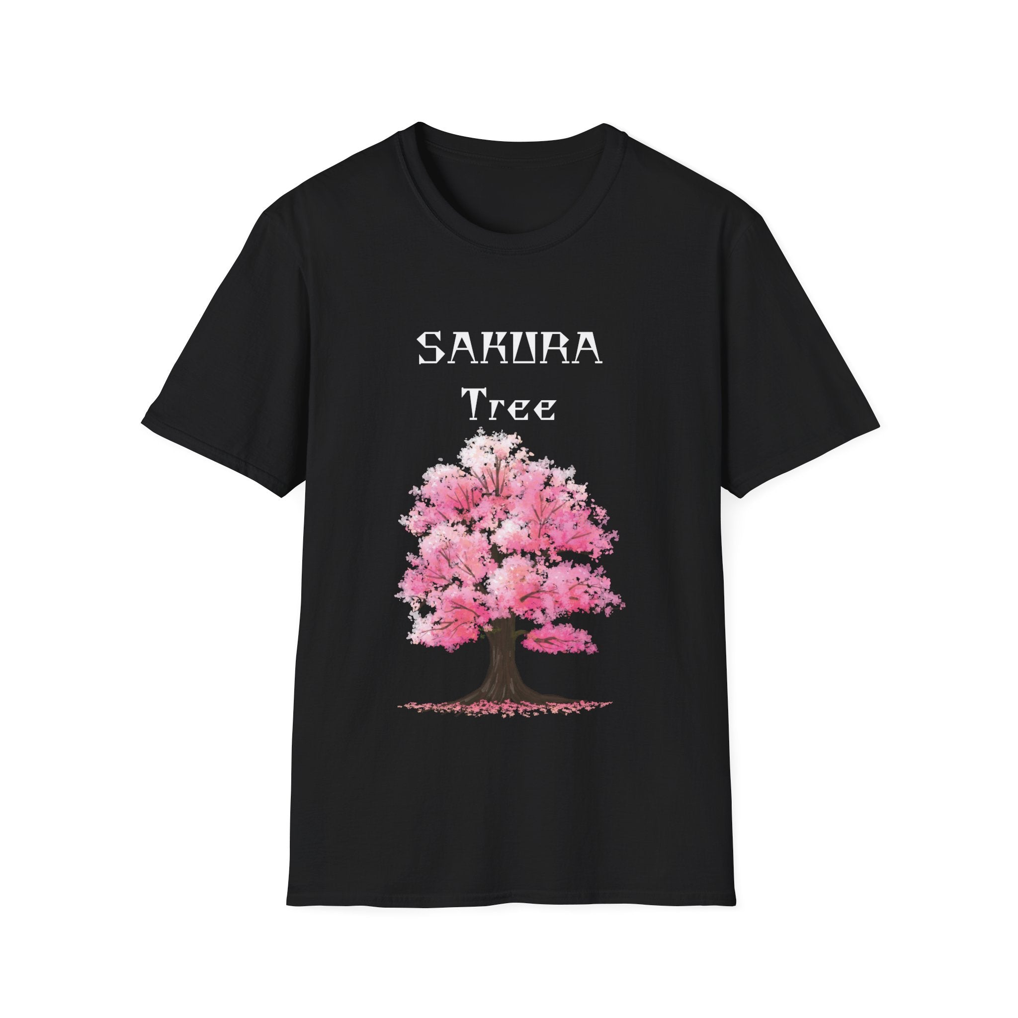 Sakura T-Shirt Japanese Art Shirt Unisex Softstyle Cherry Blossom Flower T-shirt