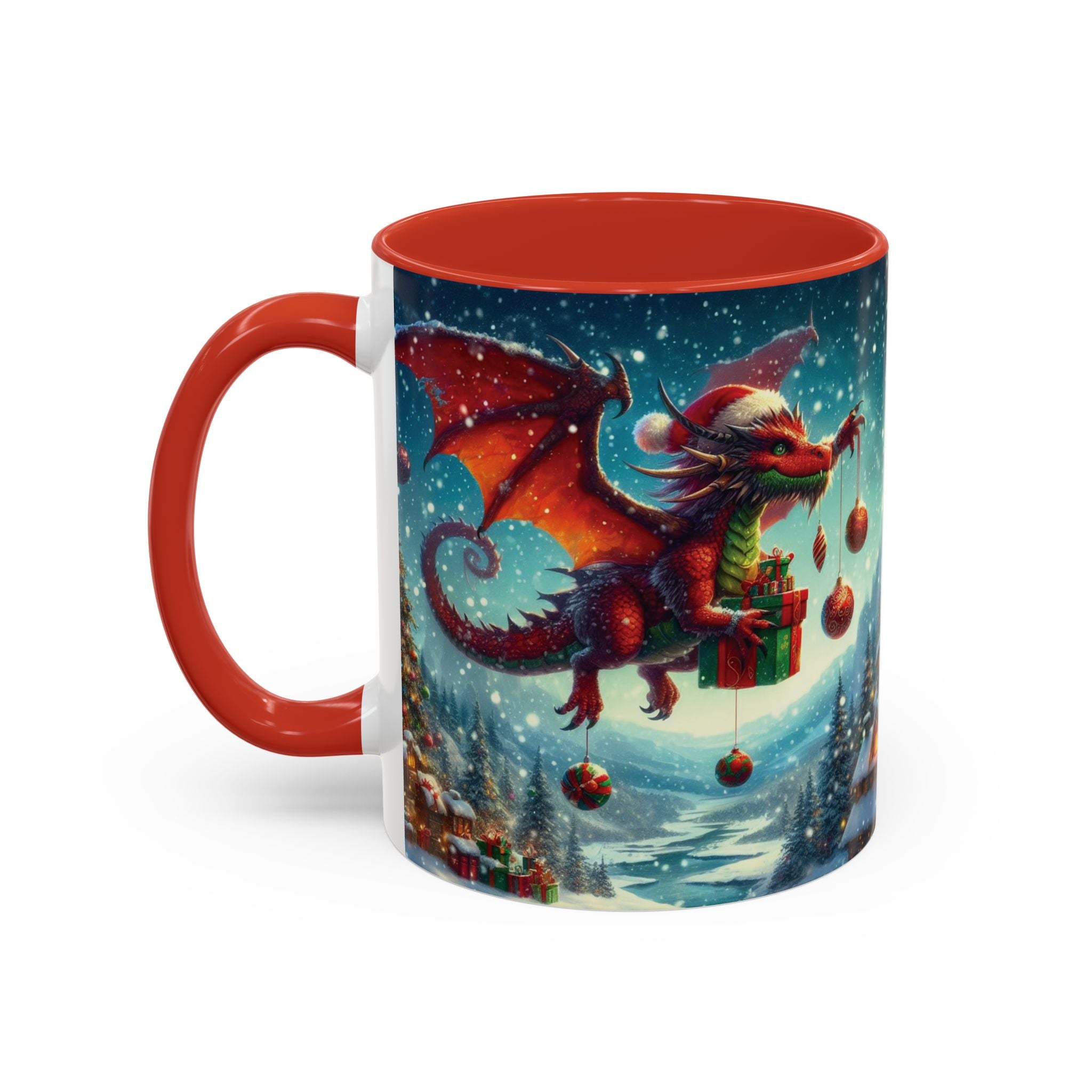 Christmas Mug Dragon Mug Santa Funny Coffee Tea Ceramic Cup New Year 2027 Gift
