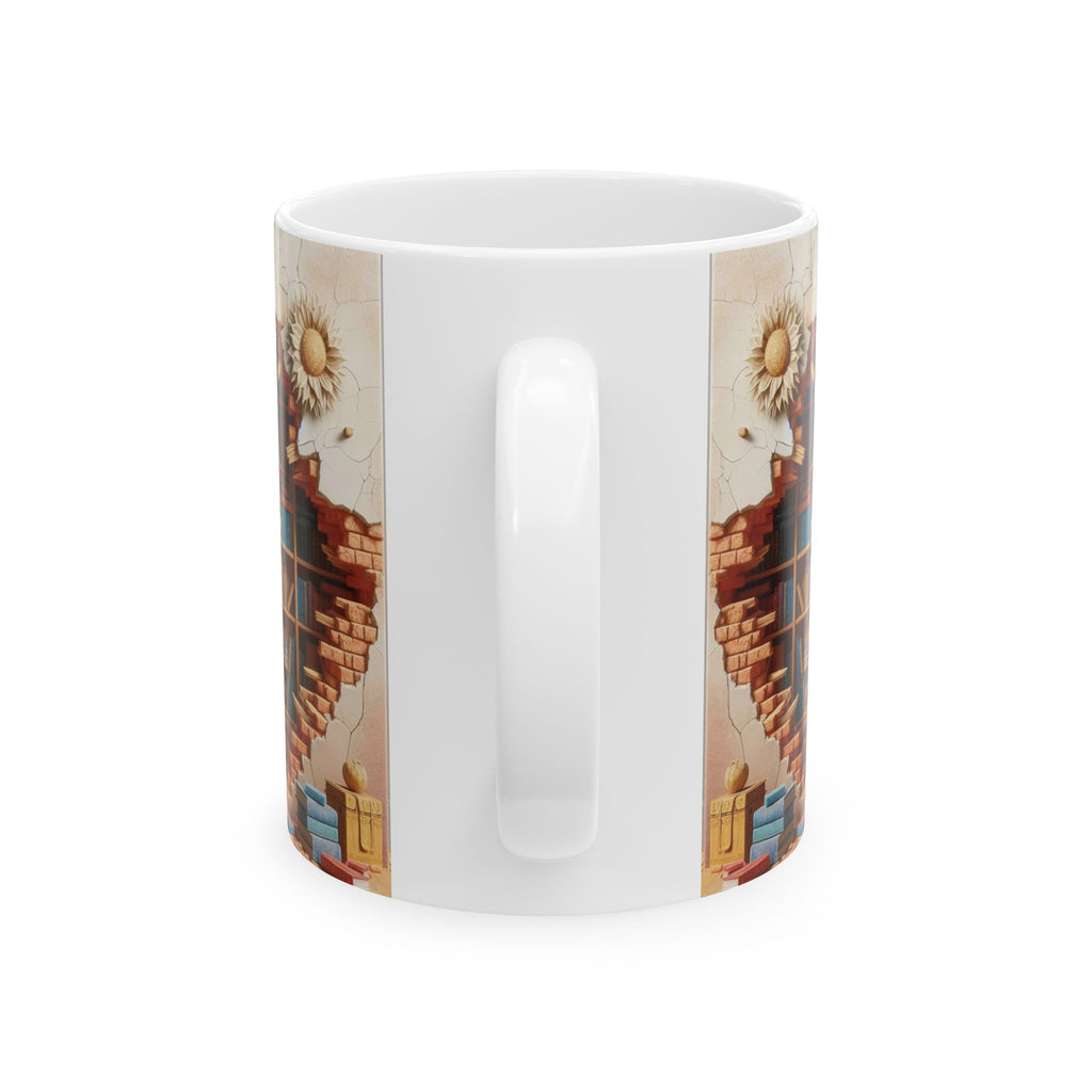 3D Bookshelf Mug-Library Mugs Book Lover Ceramic Mug Coffee Cup Gifts For Woman 2026