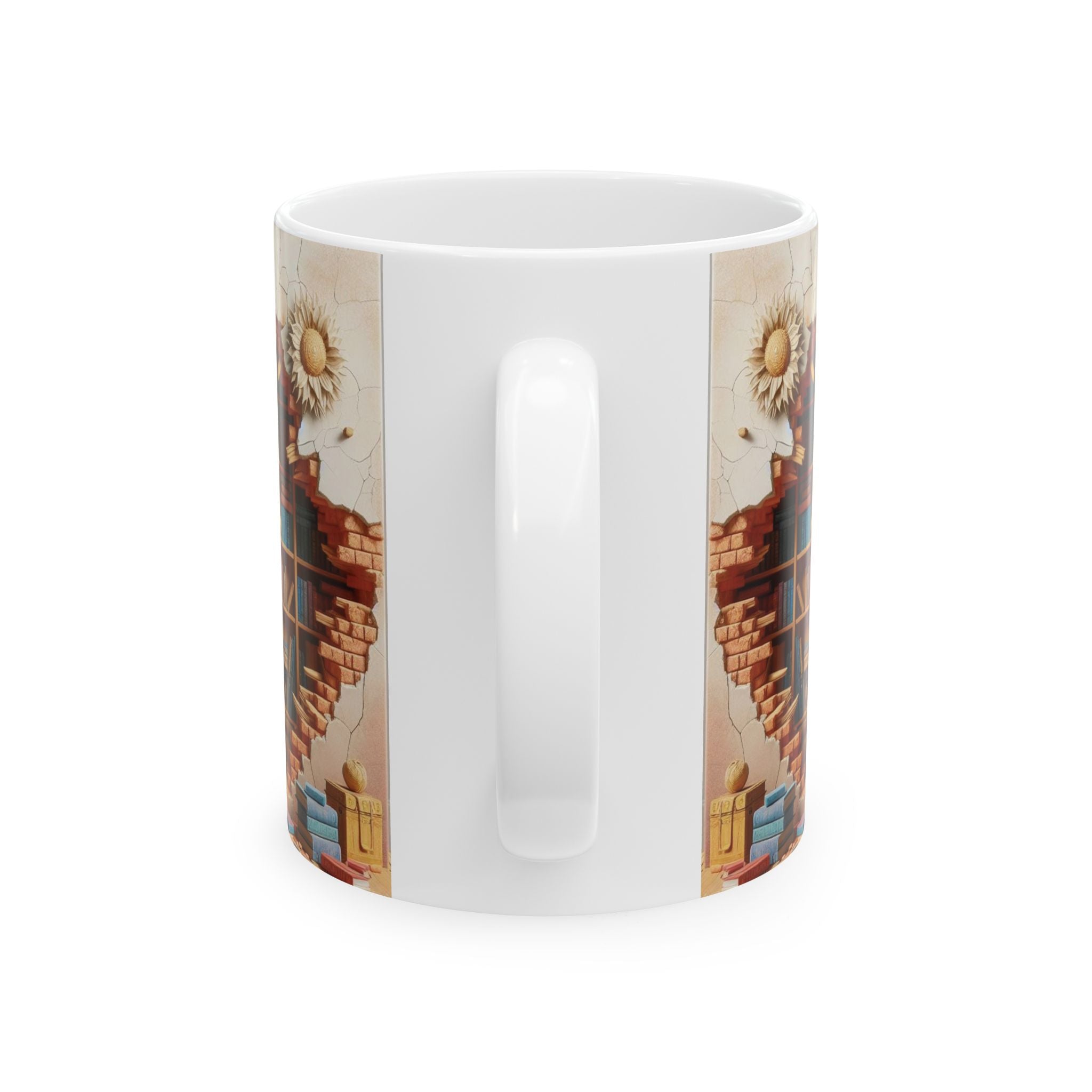 3D Bookshelf Mug-Library Mugs Book Lover Ceramic Mug Coffee Cup Gifts For Woman 2026
