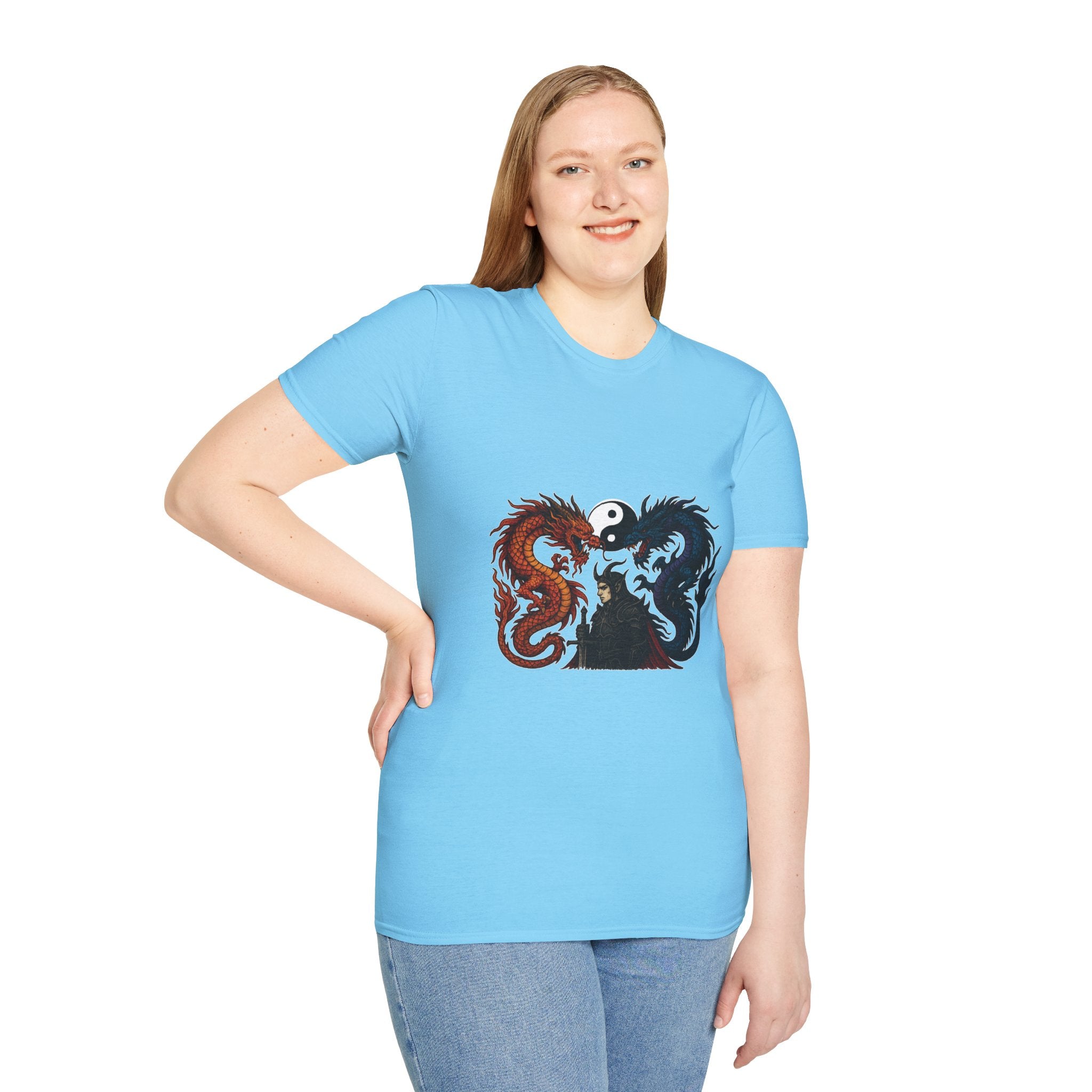 Dragon T-shirt Men Women Graphic Tee Clothing Apparel Chinese Dagon Symbol Gift