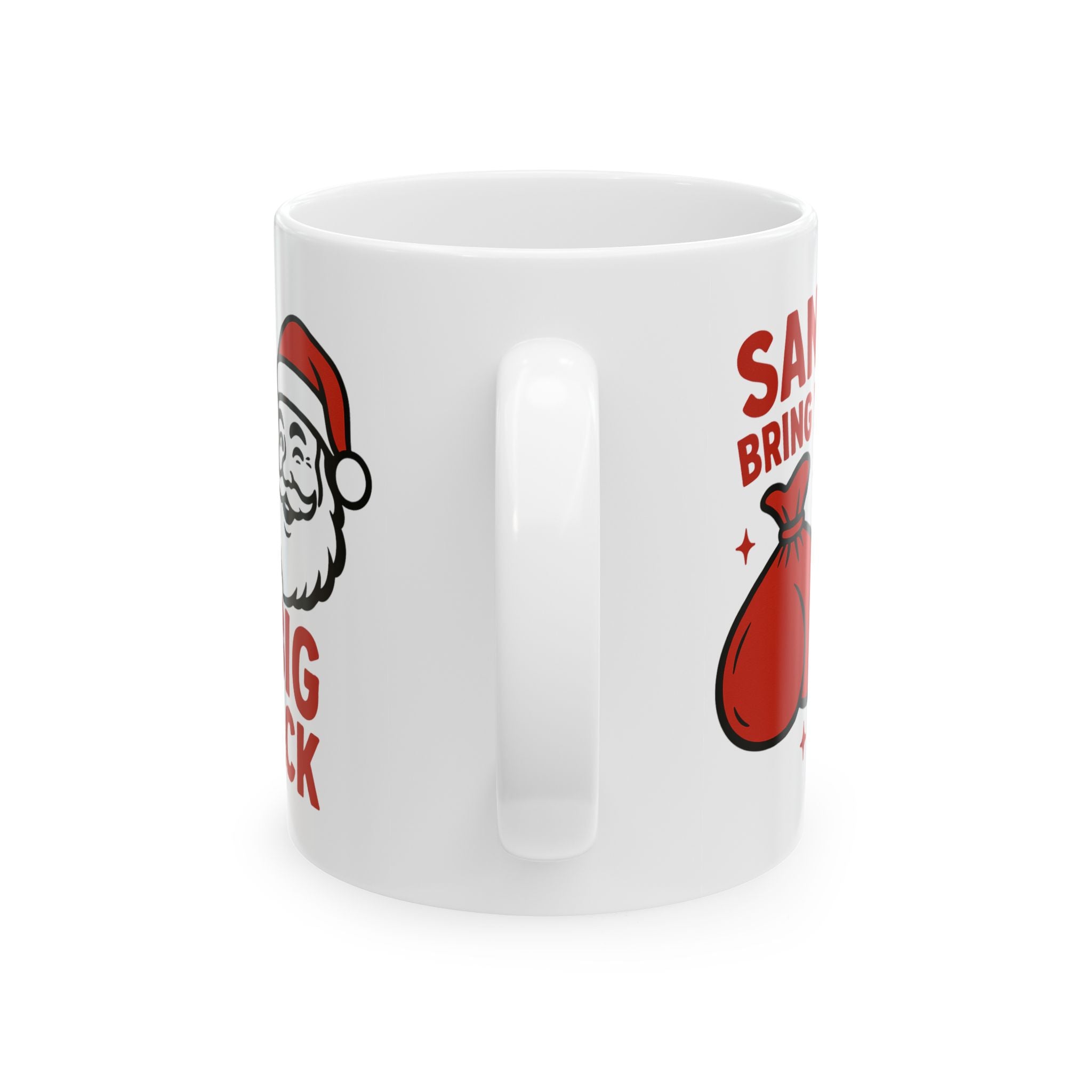 Funny Christmas Santa Tea Mug Unique Xmas Gift Coffee Cup Humor 2026 New Year