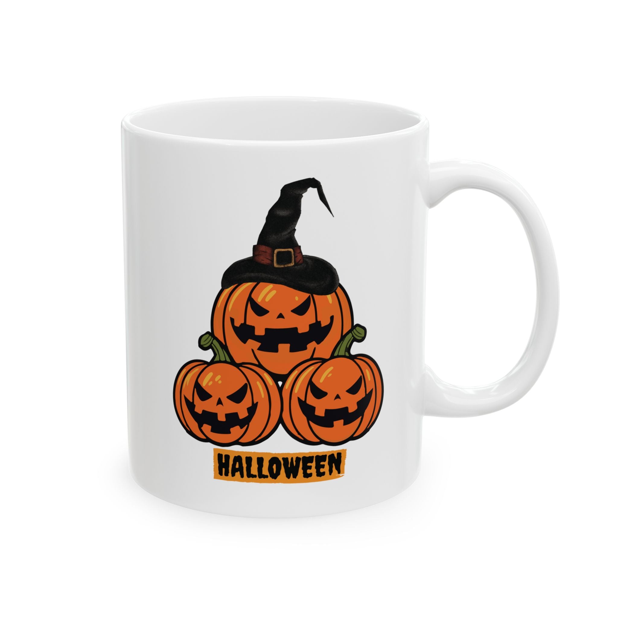 Halloween Cute Pumpkins Ghost Mug Coffee Funny Gift Happy Halloween Mug New 11oz