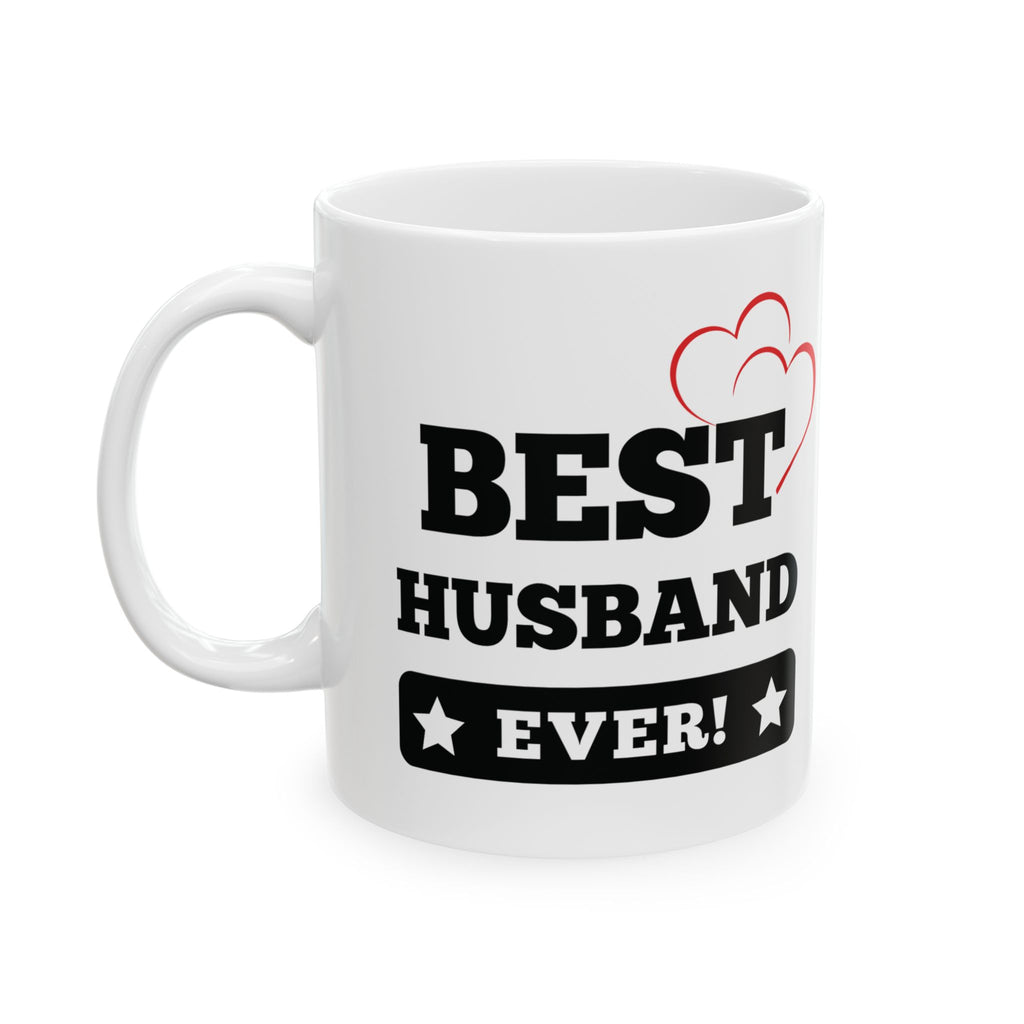 Best Husband Ever Mug with Love Funny Best Gift Wedding Customized Coffee 11oz