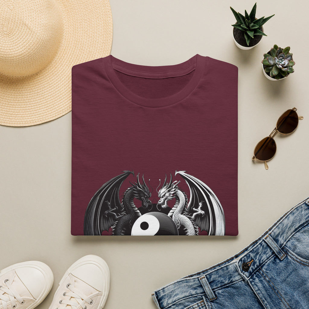 Dragon T-shirt Men Women Graphic Tee Clothing Apparel Chinese Dagon Symbol Gift