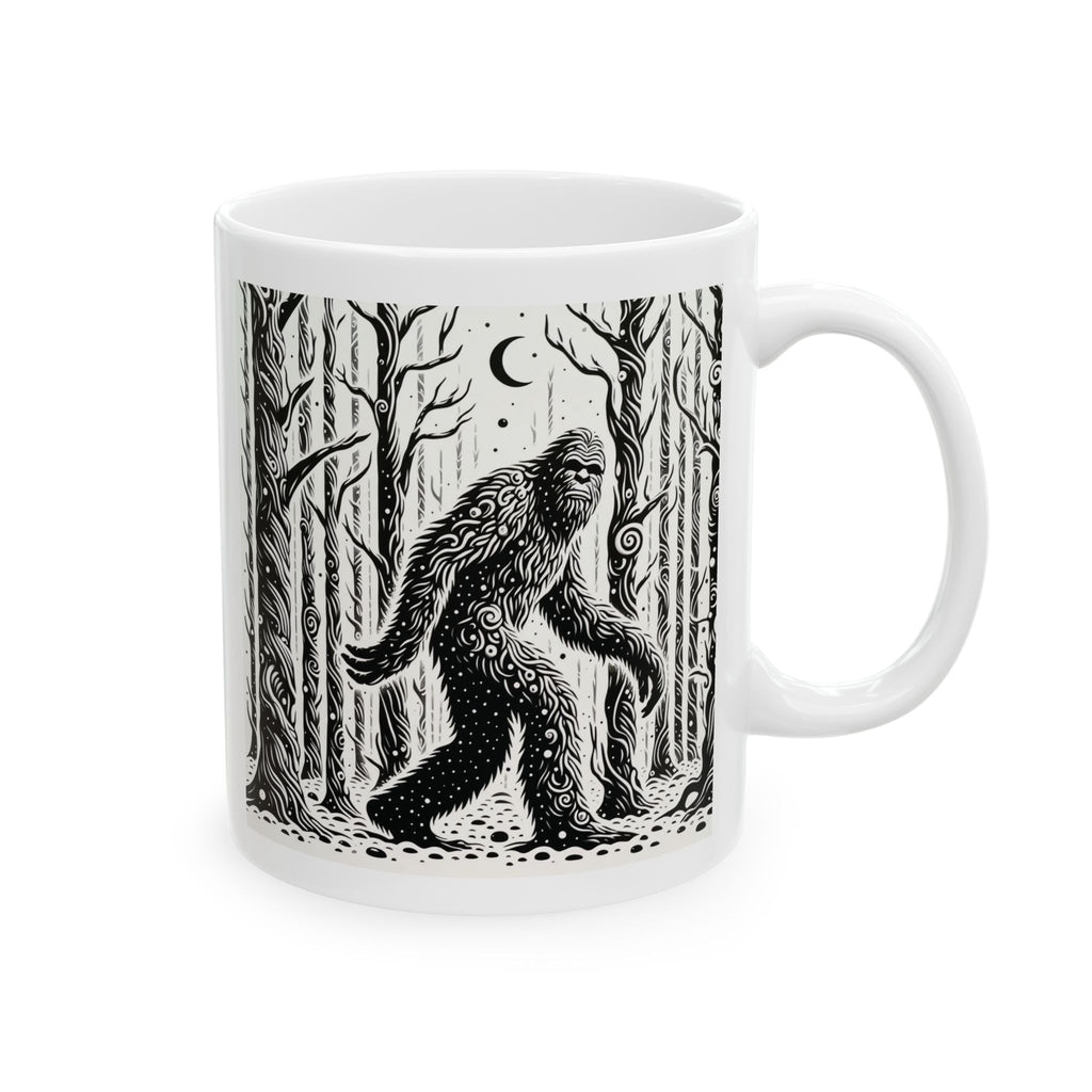 Funny Bigfoot Sasquatch Yeti Ceramic Mug Unique Gift Tea Coffee Cup Art 11oz New