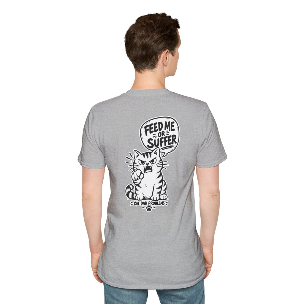 Cat Dad Shirt Pet Lover Tshirt Funny Cat Lover Graphic Tee Dark Humor Tee Unique Gift Funny Tshirt