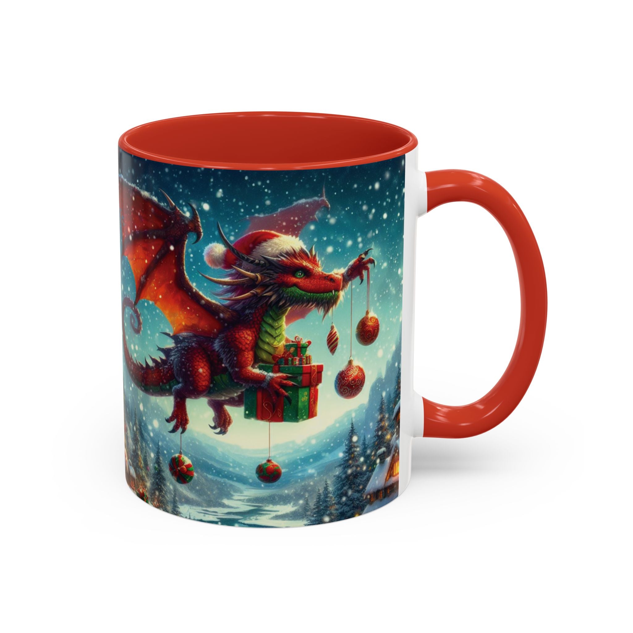 Christmas Mug Dragon Mug Santa Funny Coffee Tea Ceramic Cup New Year 2027 Gift