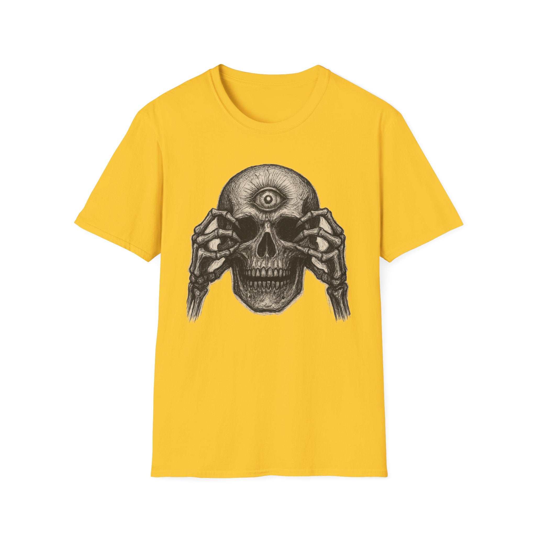 Mens Skull T-shirt Graphic Tees Skeleton Apparel Clothing Skulls Accessories Best Gift