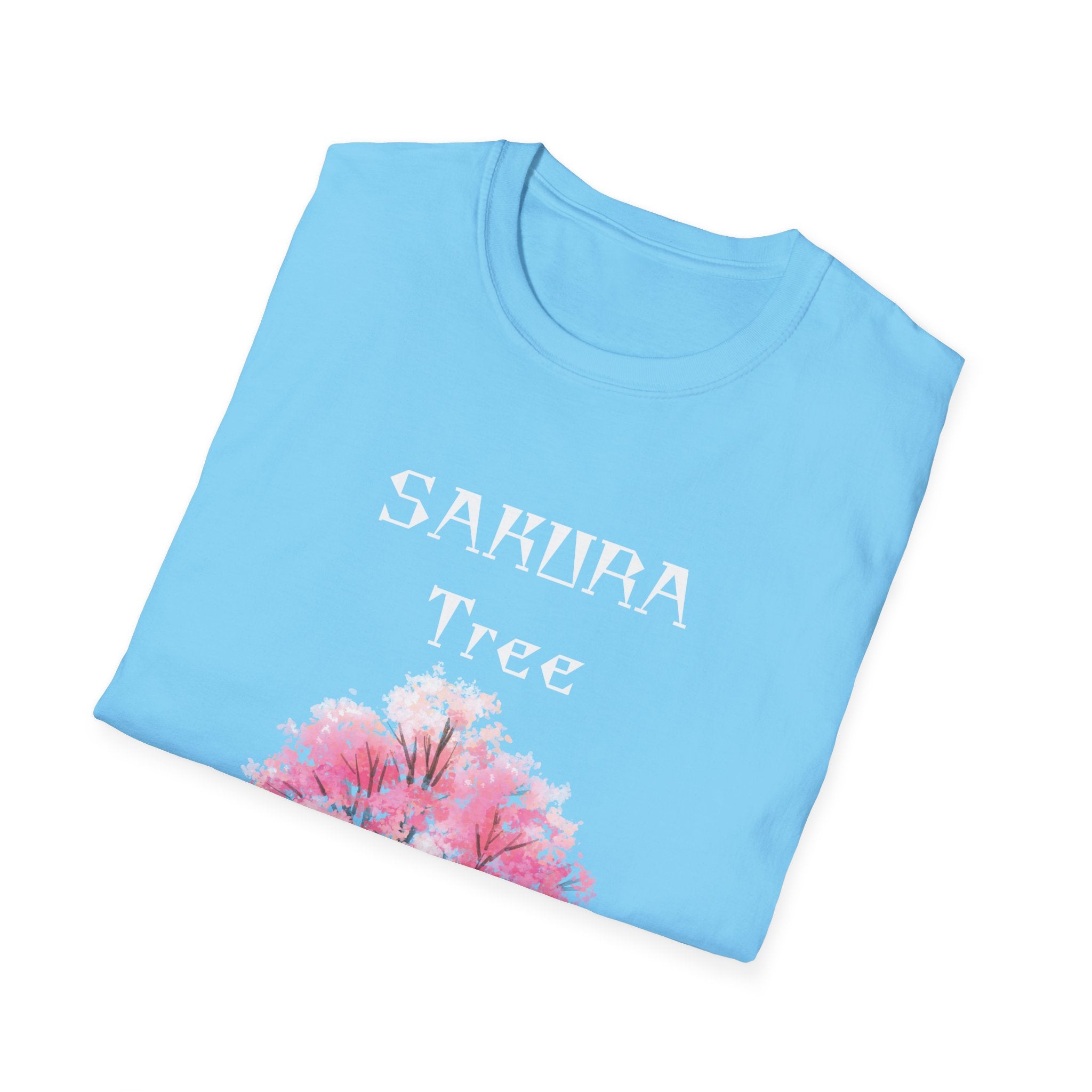 Sakura T-Shirt Japanese Art Shirt Unisex Softstyle Cherry Blossom Flower T-shirt
