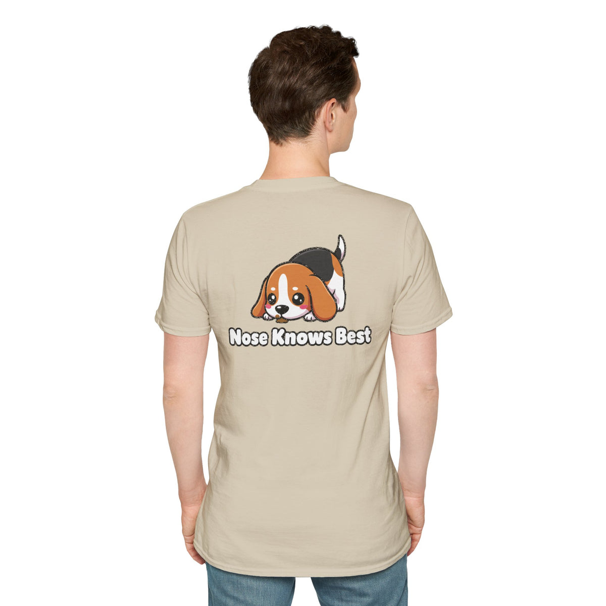 Cute Beagle Shirt Nose Knows Best Funny Dog Lover Unisex Softstyle Tee Gift