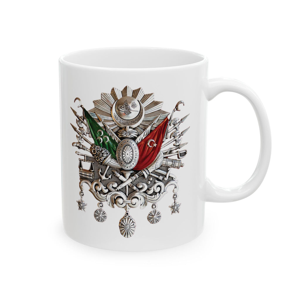 Ottoman Empire Emblem Mug Coffee Tea Cup Ceramic Mug Cute Gift History Lovers Turkiye Gift