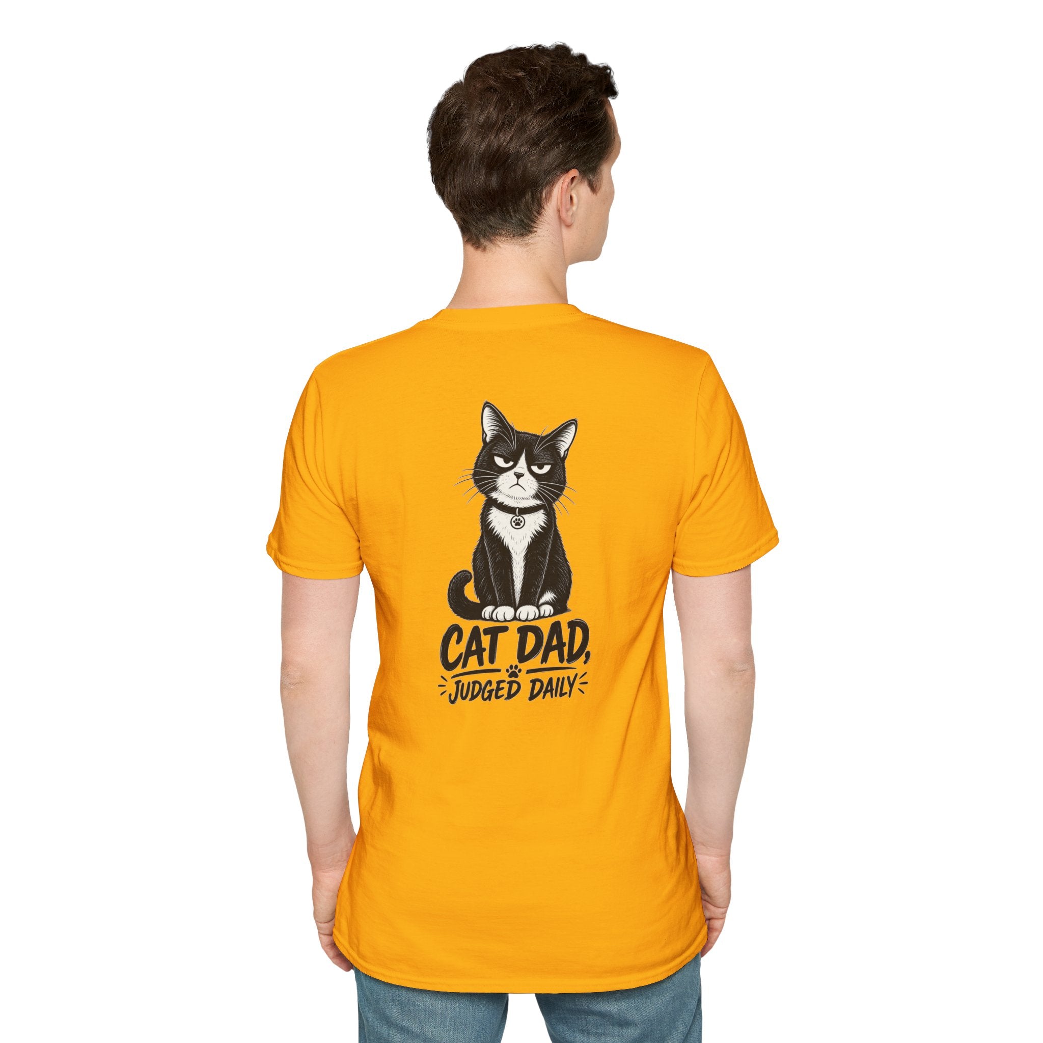 Cat Dad Shirt Judged Daily Funny Cat Lover Graphic Tee Dark Humor Tee Unique Gift Funny Tshirt