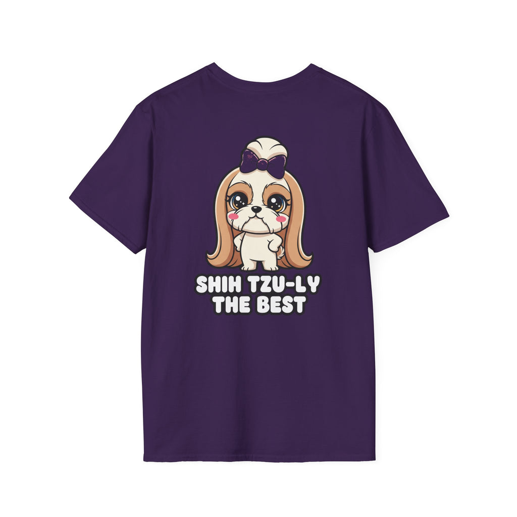 Cute Shih Tzu Shirt Shih Tzu-ly The Best Funny Dog Lover Unisex Softstyle Tee Gift
