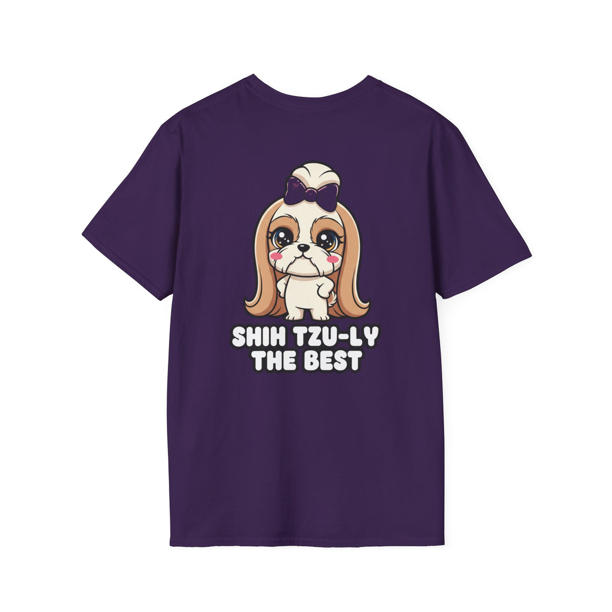 Cute Shih Tzu Shirt Shih Tzu-ly The Best Funny Dog Lover Unisex Softstyle Tee Gift