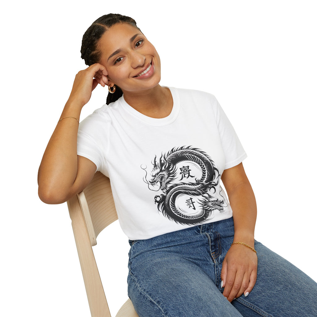 Dragon T-shirt Men Women Graphic Tee Clothing Apparel Chinese Dagon Symbol Gift