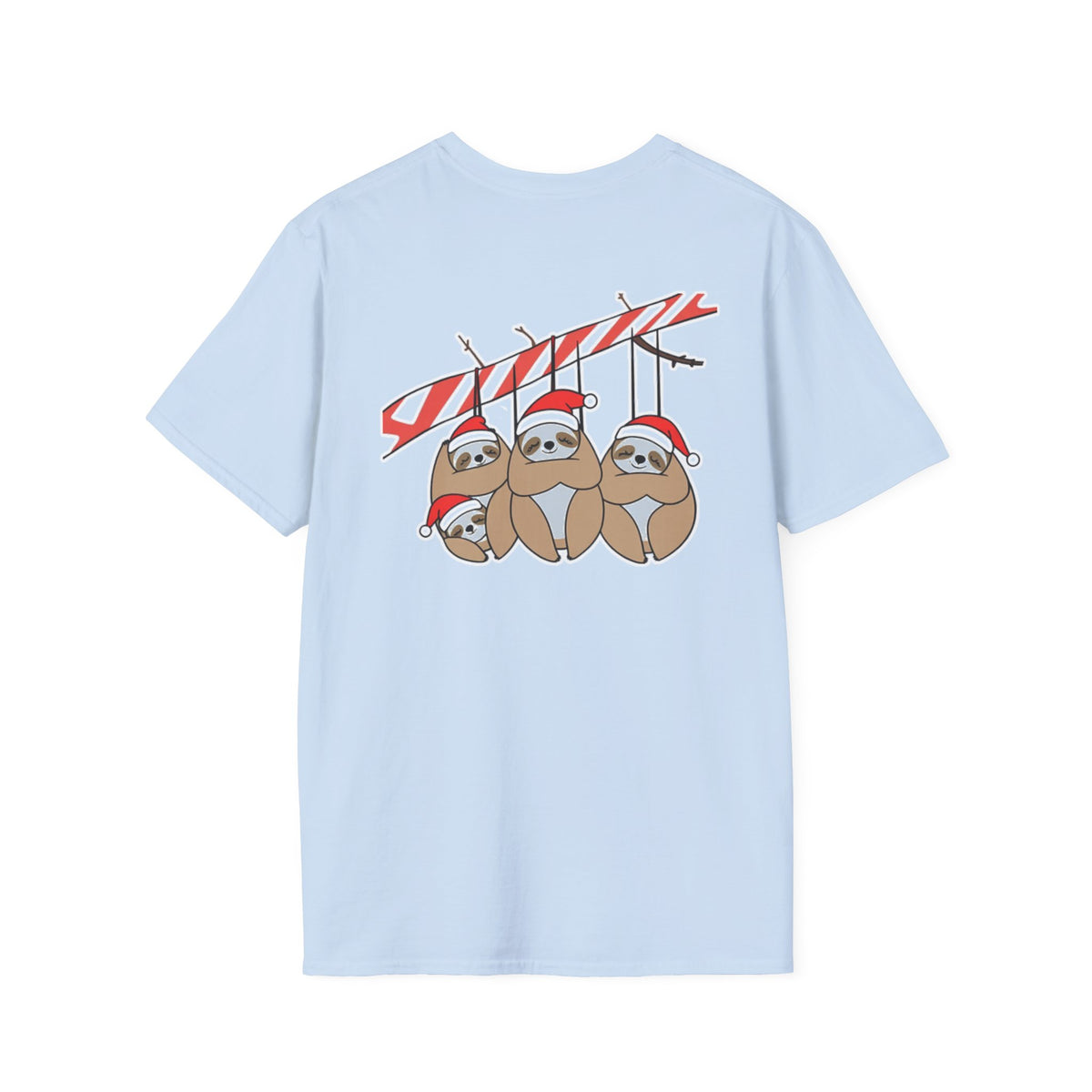 Christmas Sloths Family T-Shirt | Cute Cartoon Holiday Design Unique Holiday Gift Shirt