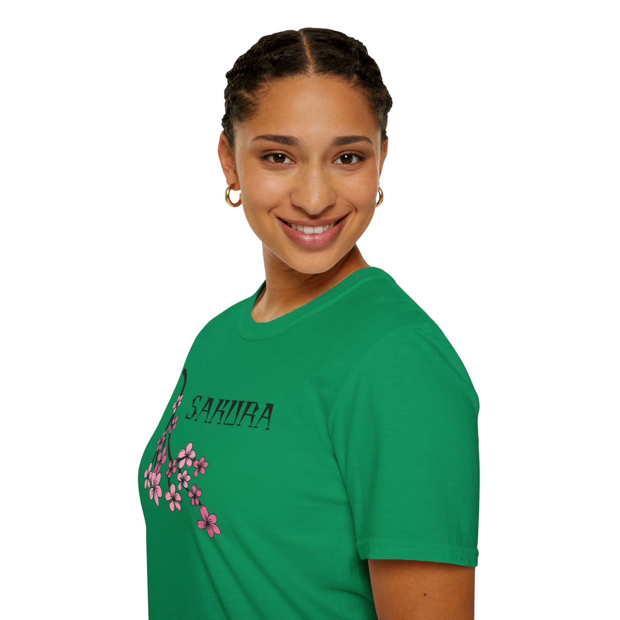 Sakura T-Shirt Japanese Art Shirt Unisex Softstyle Cherry Blossom Flower T-shirt
