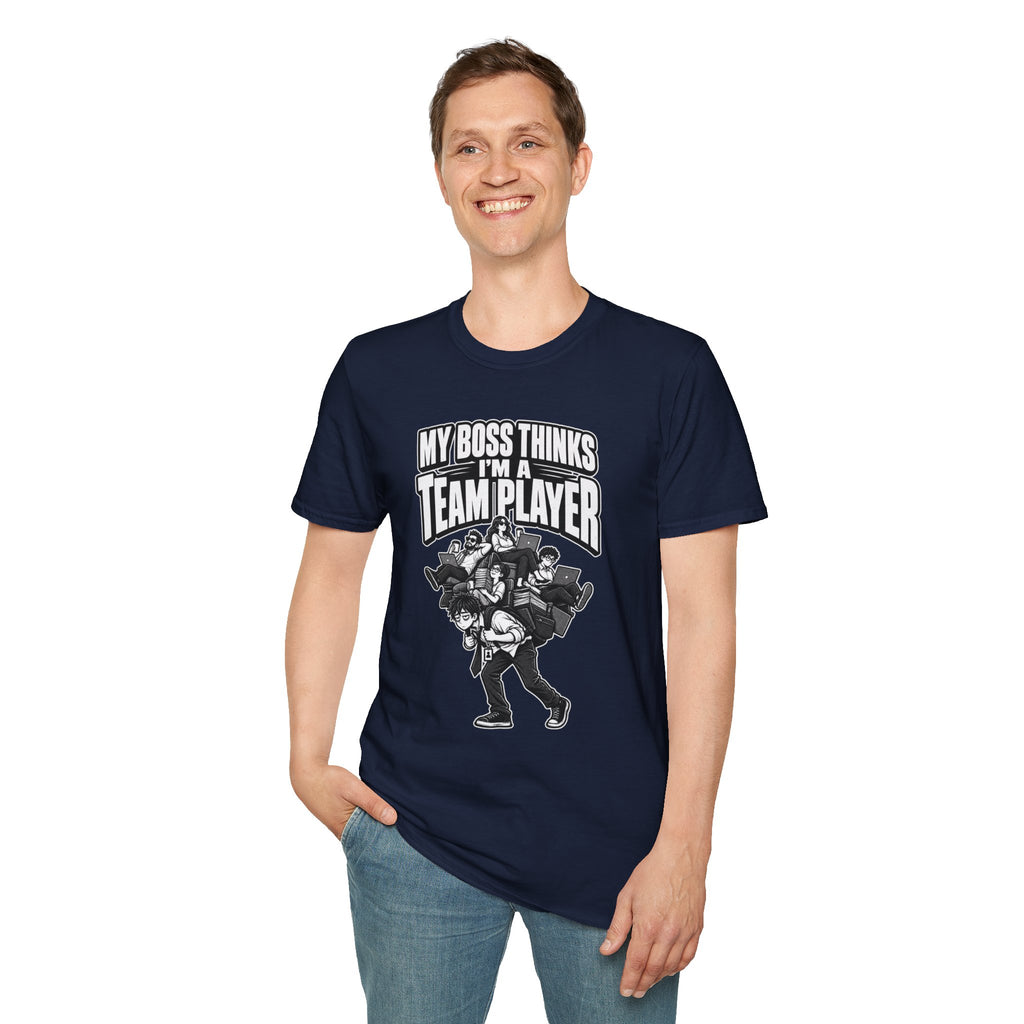 Funny Dark Humor Tshirt — Funny Office Tshirt Dark Humor Graphic Tee Unique Coworker Gift TEAM PLAYER Shirt