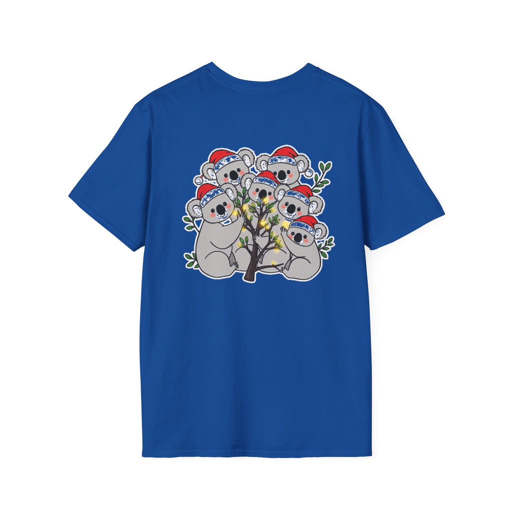 Cute Christmas Koalas Shirt Funny Santa Hat Unisex Softstyle Tee Unique Shirt Gift