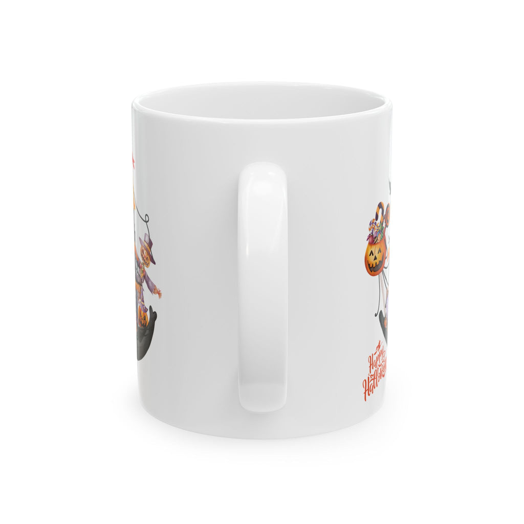 Funny Cute Happy Halloween Coffee Mug Gift For Kids Pumpkin Spooky Boo Best 11oz