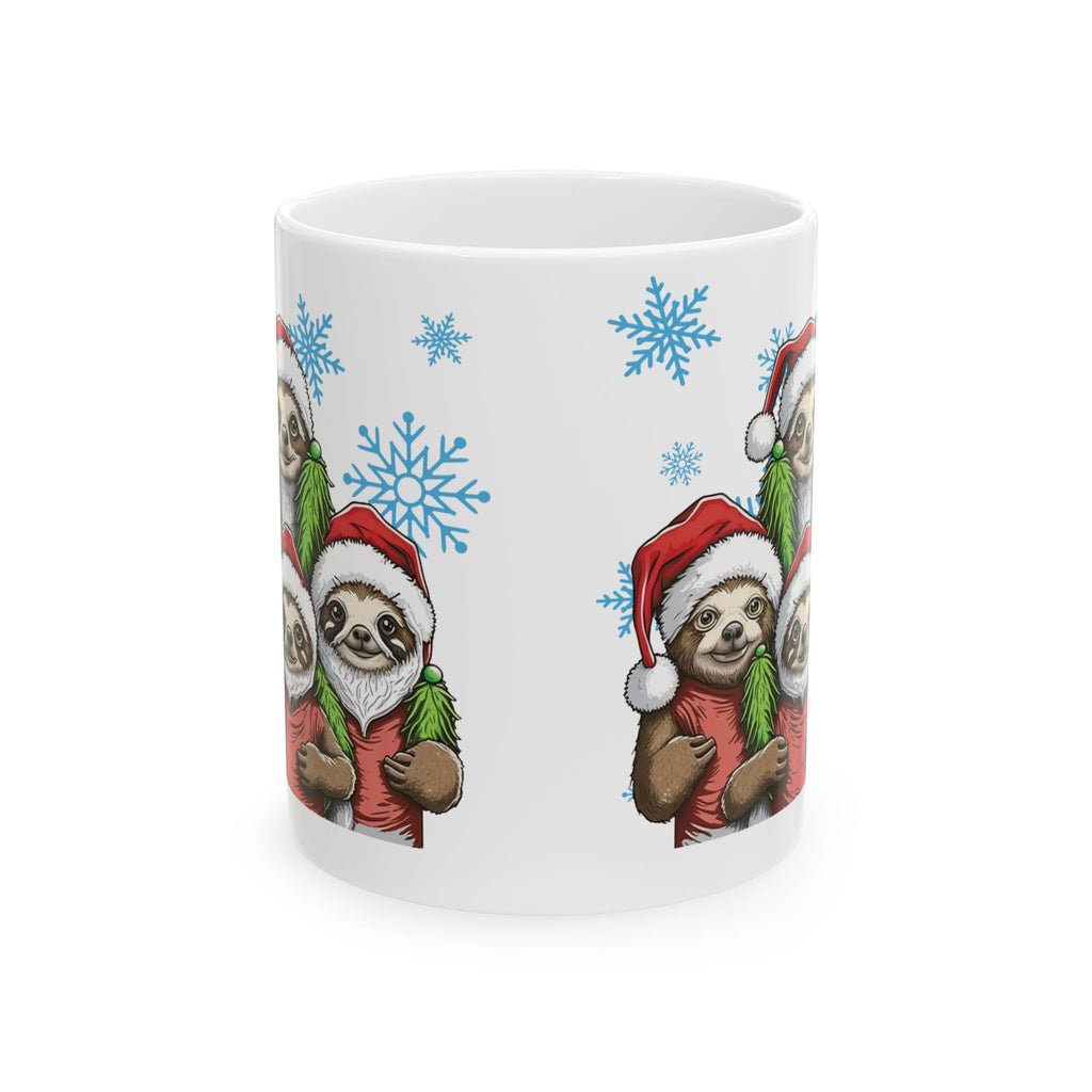 Christmas Mug Sloth Mug Best Unique Holiday Coffee Cup Funny Christmas Gift Cute