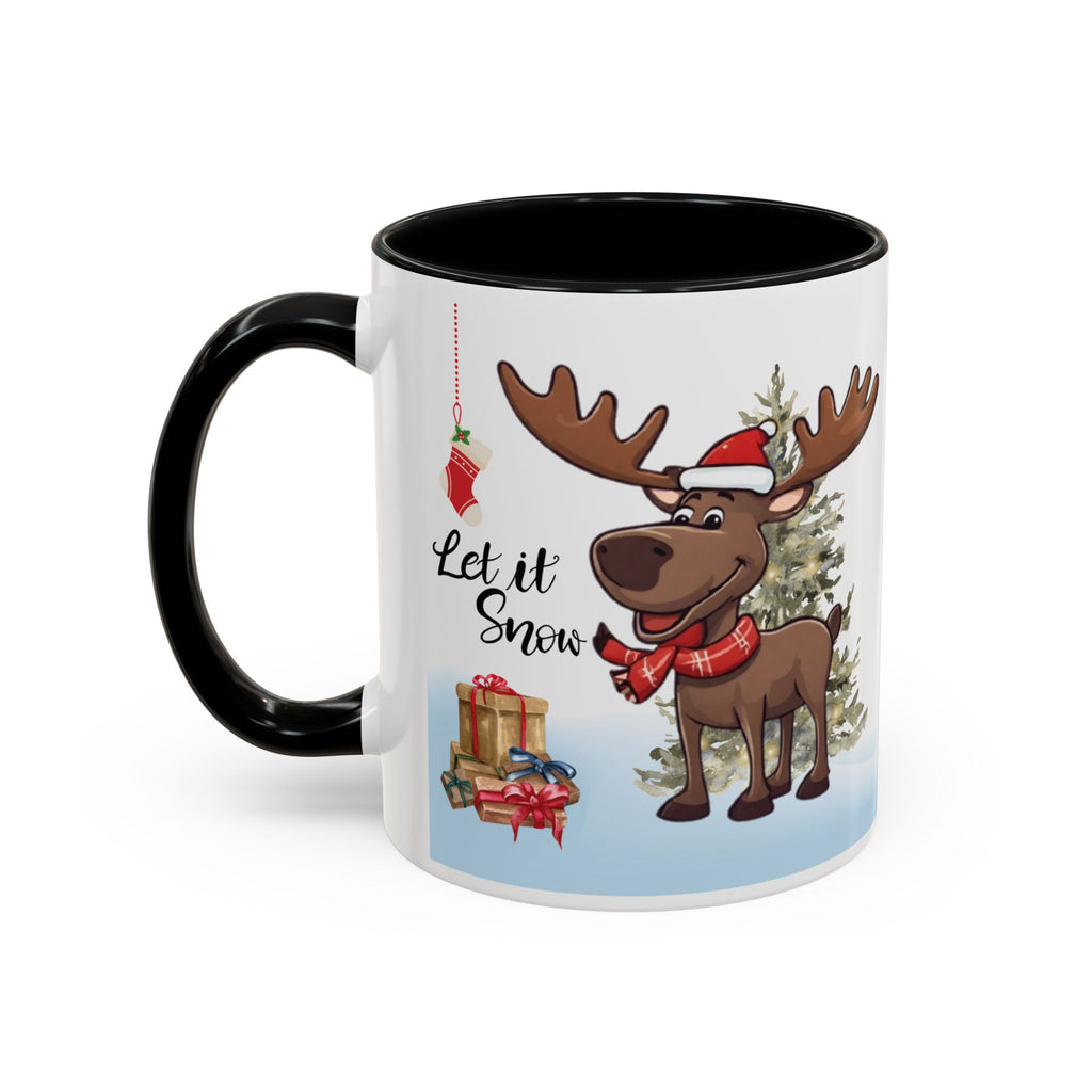 Christmas Mug Accent Funny Moose Mug Coffee Mug Cute Unique Gift Cup Travel Mug