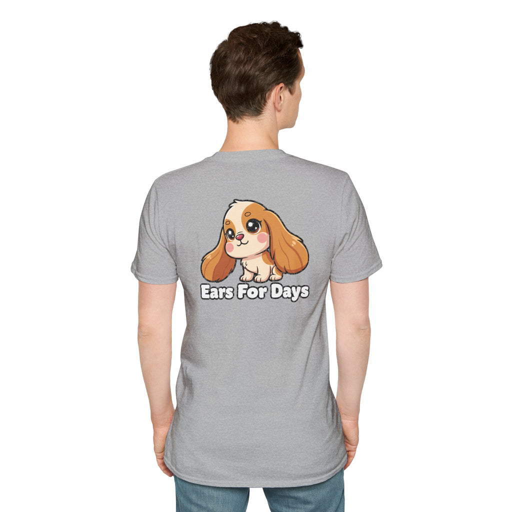 Cute Cocker Spaniel Shirt Ears For Days Funny Dog Lover Unisex Softstyle Tee Gift