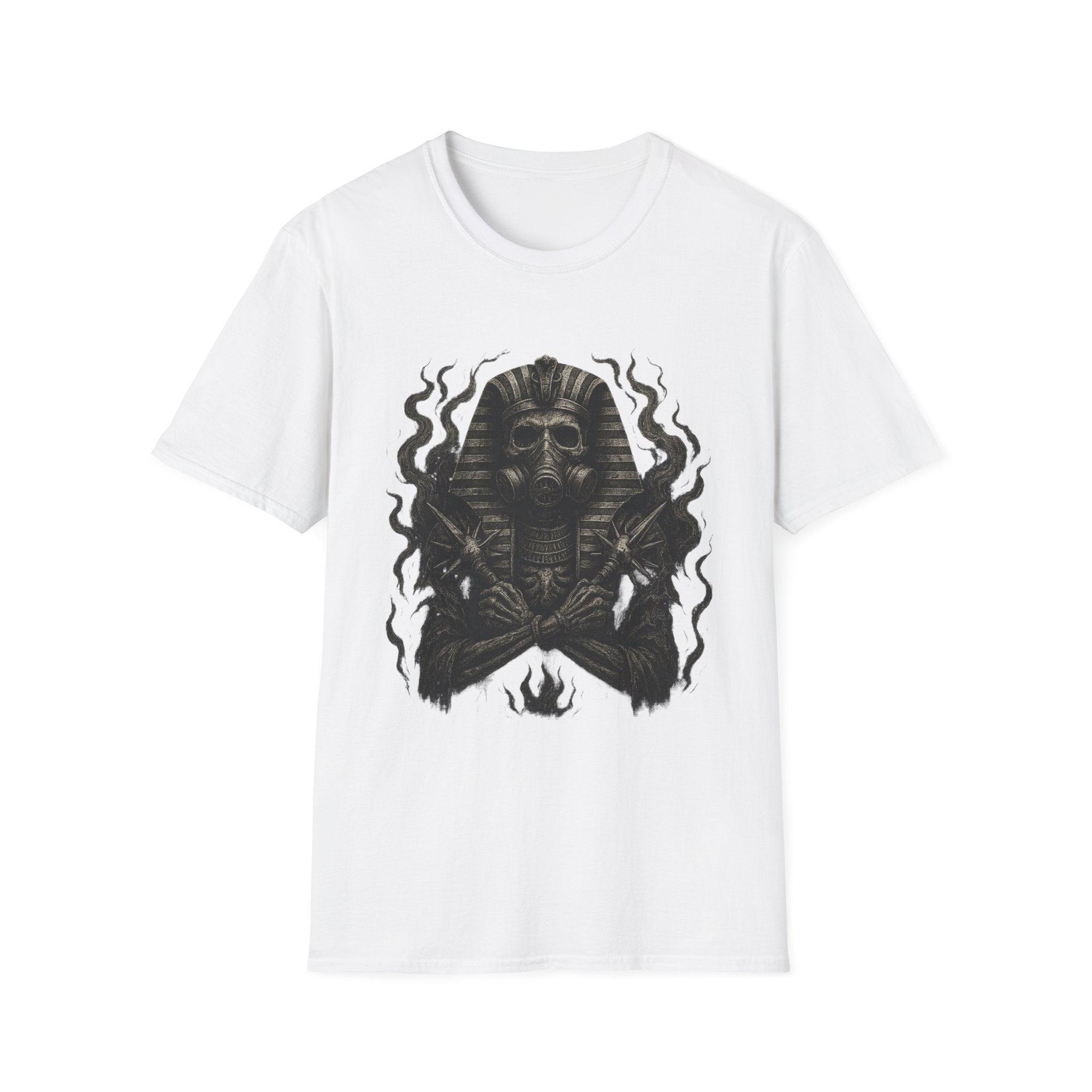 Vintage Mens T-shirts Egyptian Skull Graphic Tees Men Pharaoh Unisex Clothing Best Gift