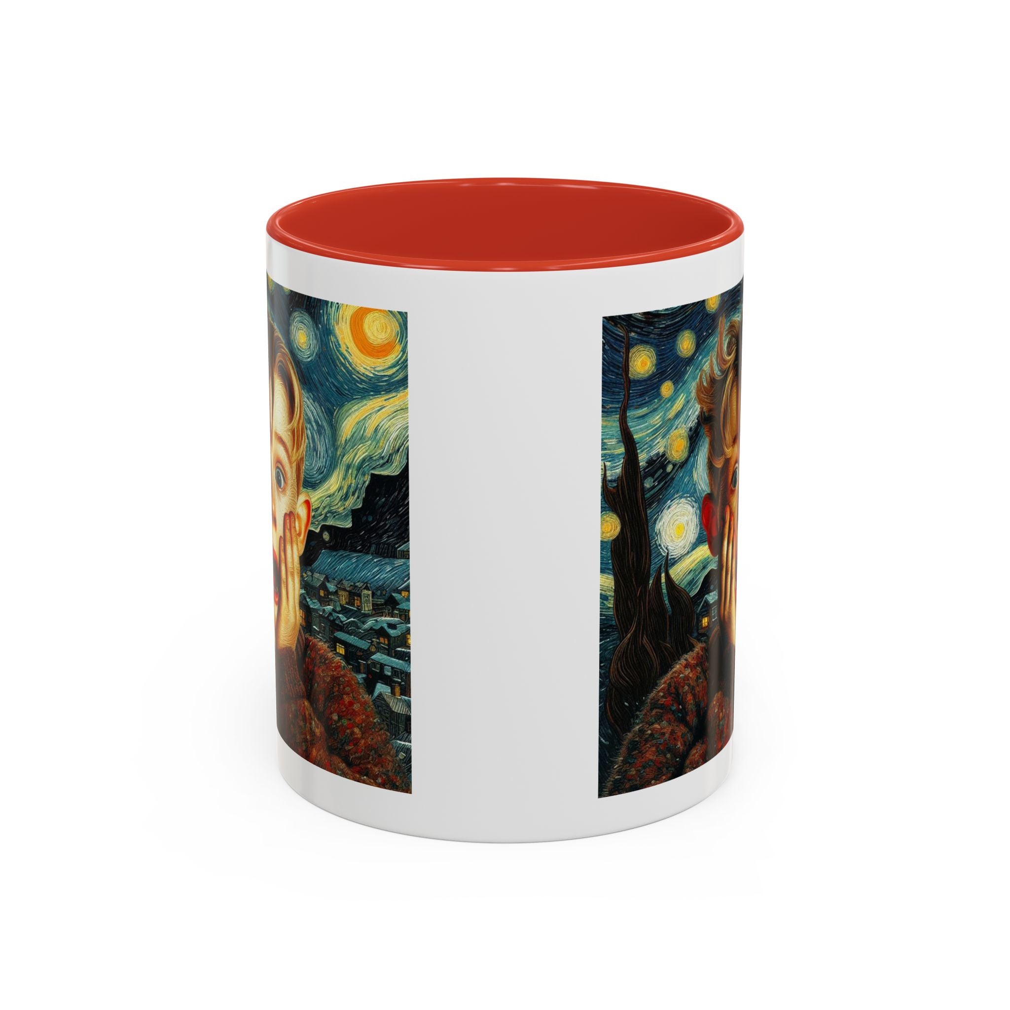 Home Alone Mug Kevin in Van Gogh Style Christmas New Year Funny Coffee Cup 2024