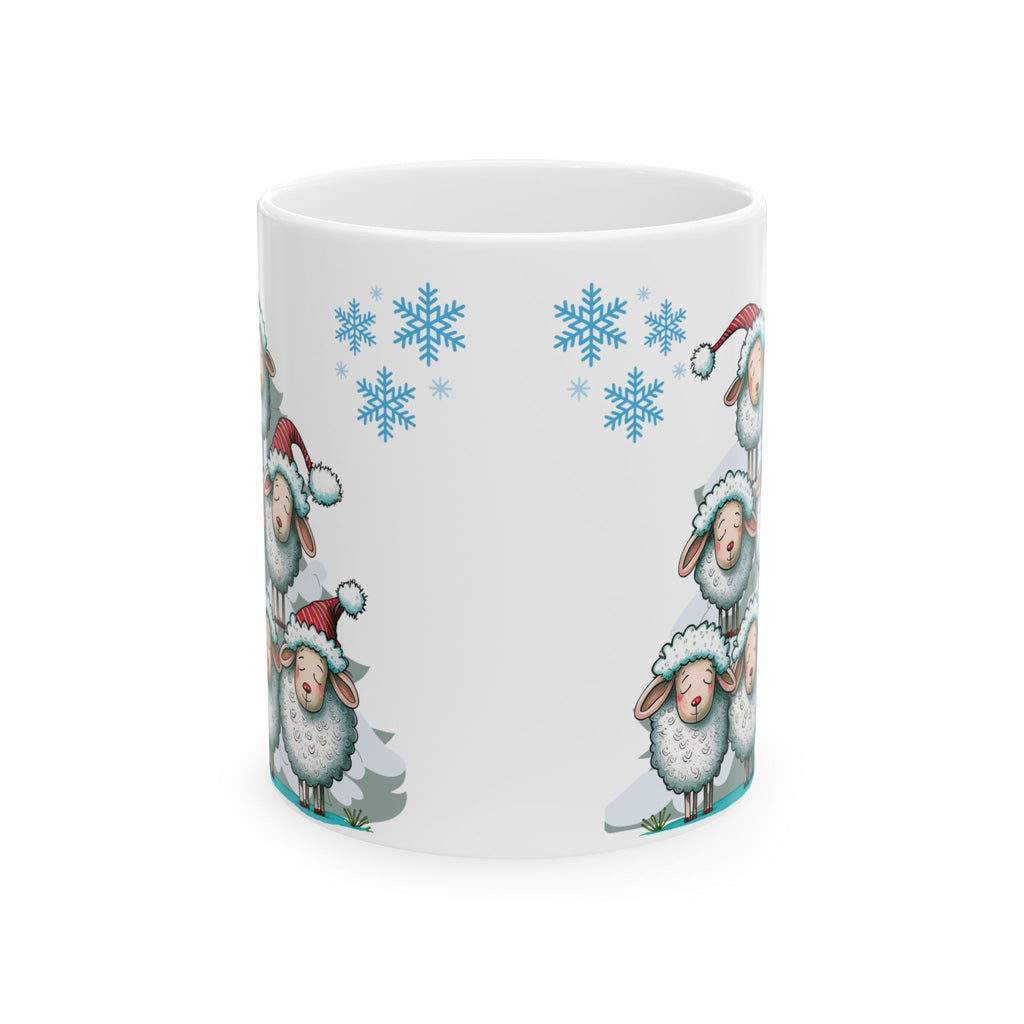 Christmas Mug Sheep Best Gift Holiday Festive Cup Coffee Christmas Gift Cute Mug