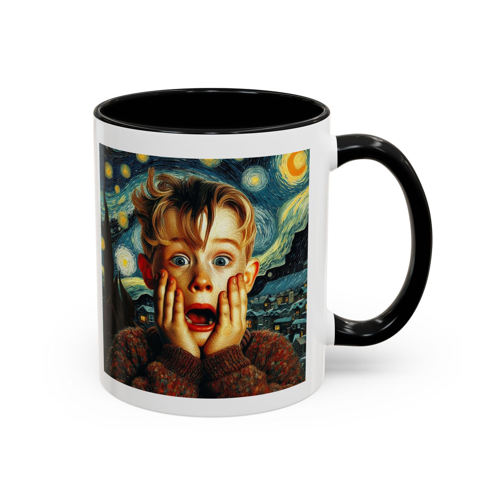 Home Alone Mug Kevin in Van Gogh Style Christmas New Year Funny Coffee Cup 2024