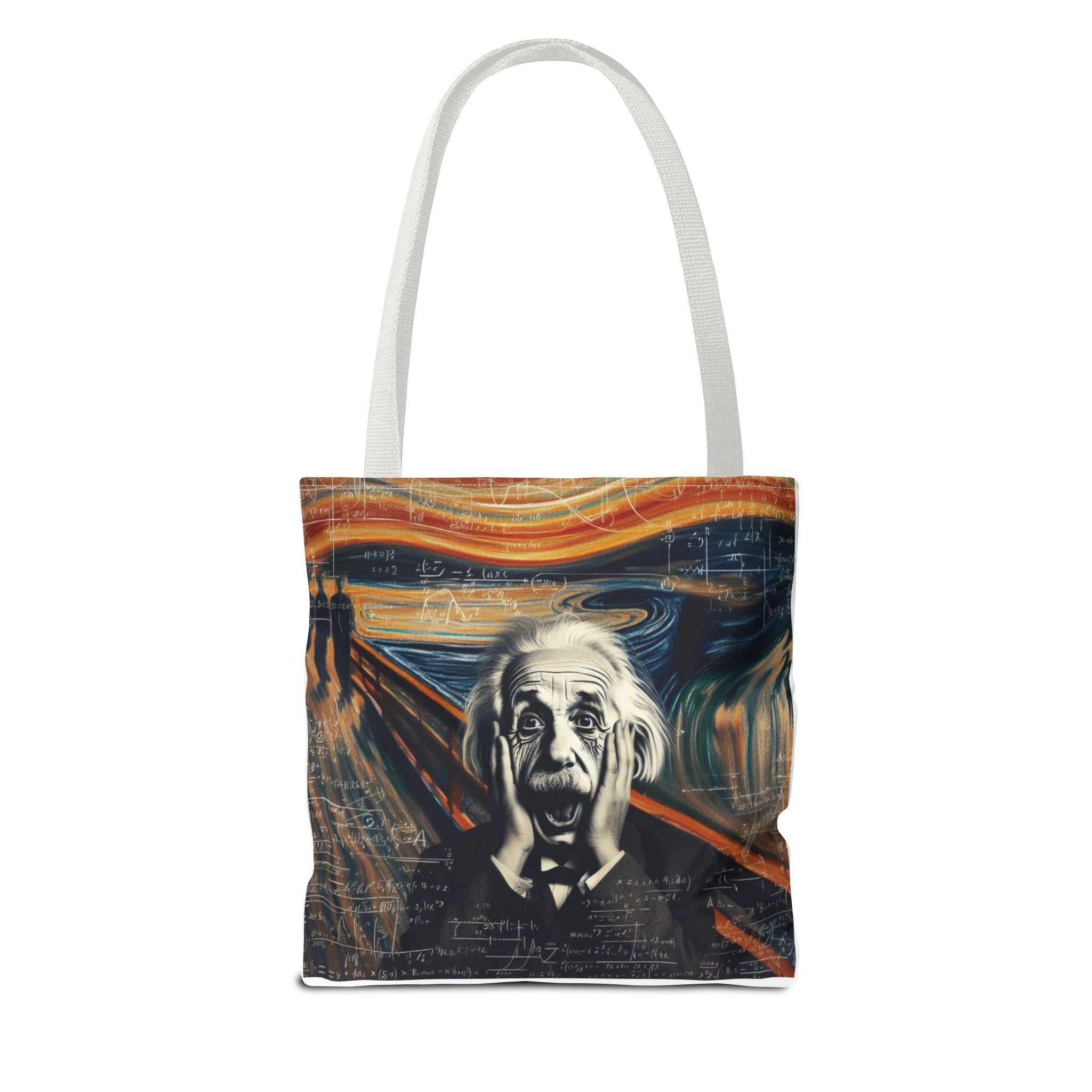 Funny Einstein Tote Bag (AOP) Bags Lady Women Mom Outdoor Style Fashion Gift New
