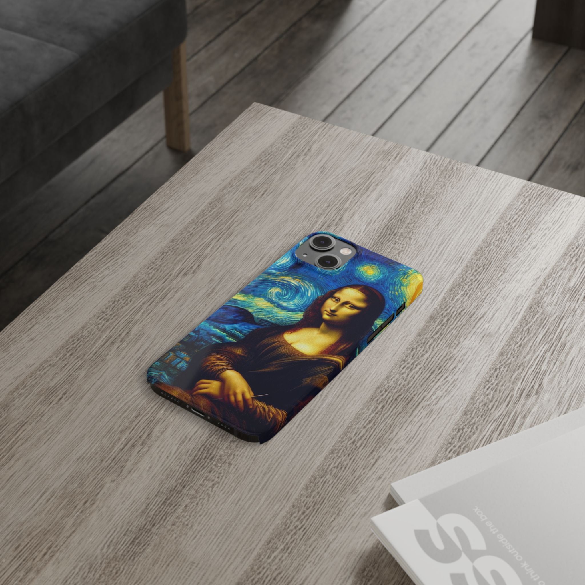 Funny Mona Lisa Phone Cases Van Gogh Starry Night Case Unique Gift iPhone 17 New
