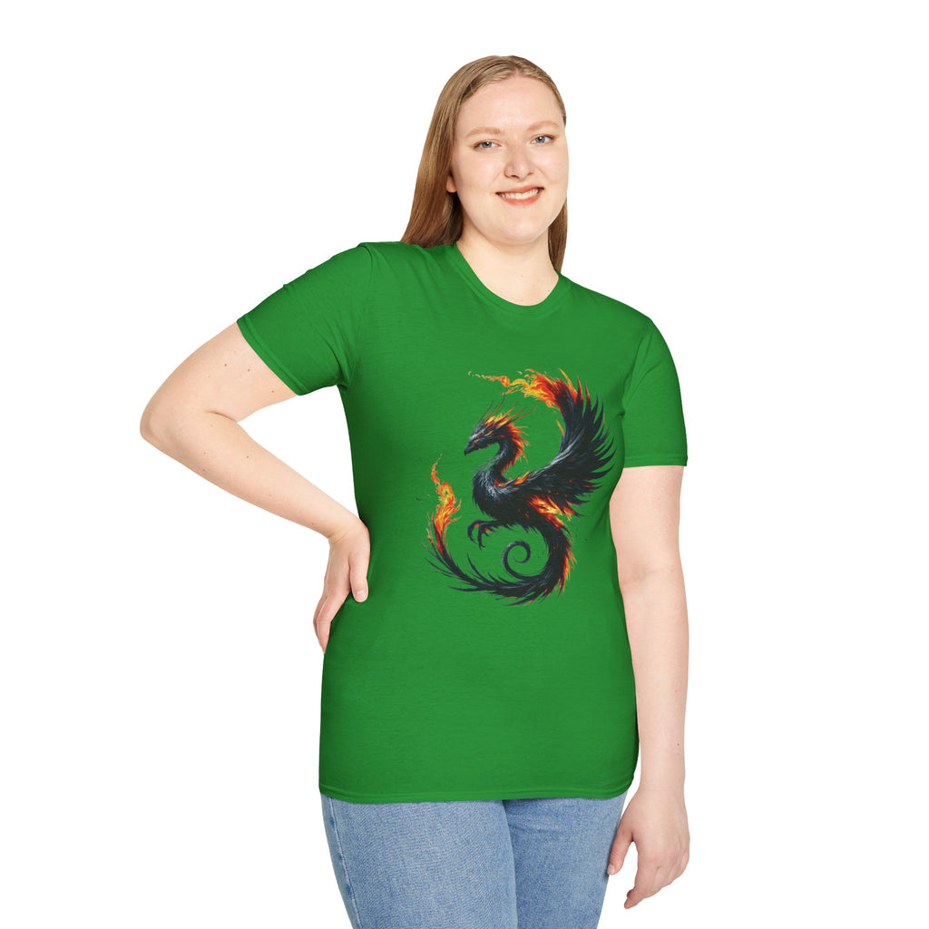 Dragon T-shirt Mens Graphic Tee Clothing Apparel Chinese Symbol Unisex Softstyle Unique Tshirt Best Gift