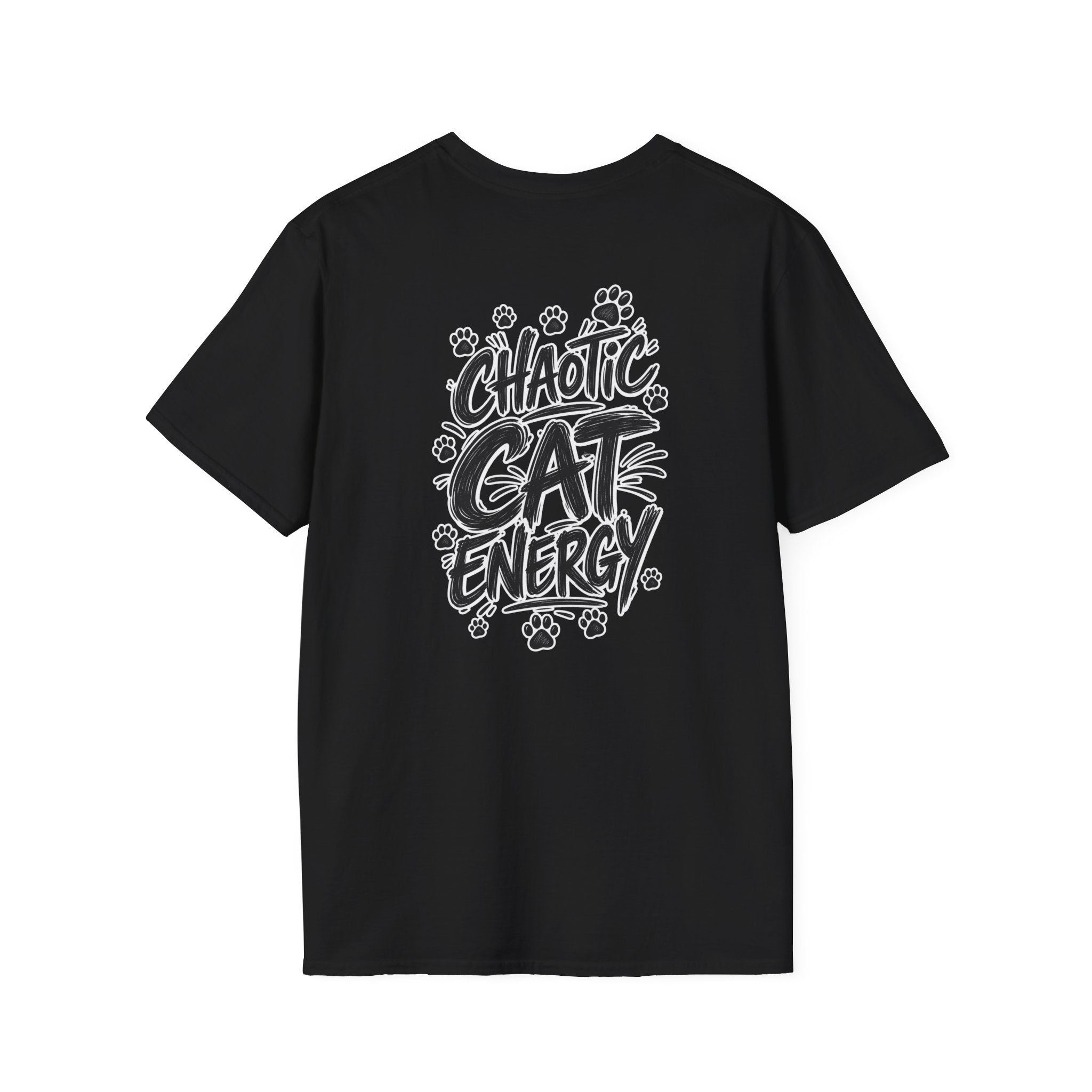 Funny Cat Shirt Chaotic Cat Energy Sarcastic Cat Lover Graphic Tee Cat Lover Graphic Tee Dark Humor Tee Unique Gift Funny Tshirt