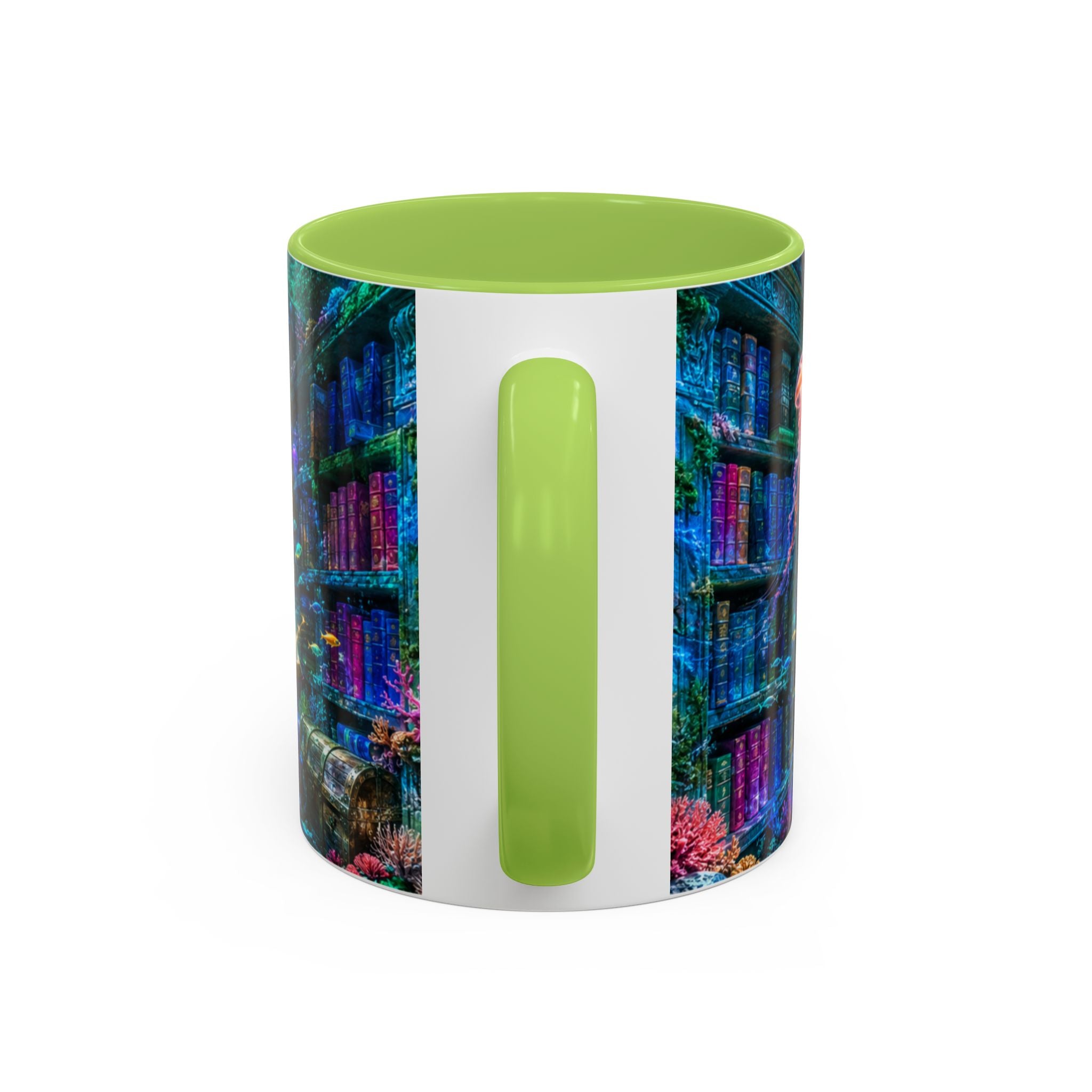3D Library Bookshelf Mug Ceramic Book Lovers Coffee Mug Gifts Funny Accent Cup