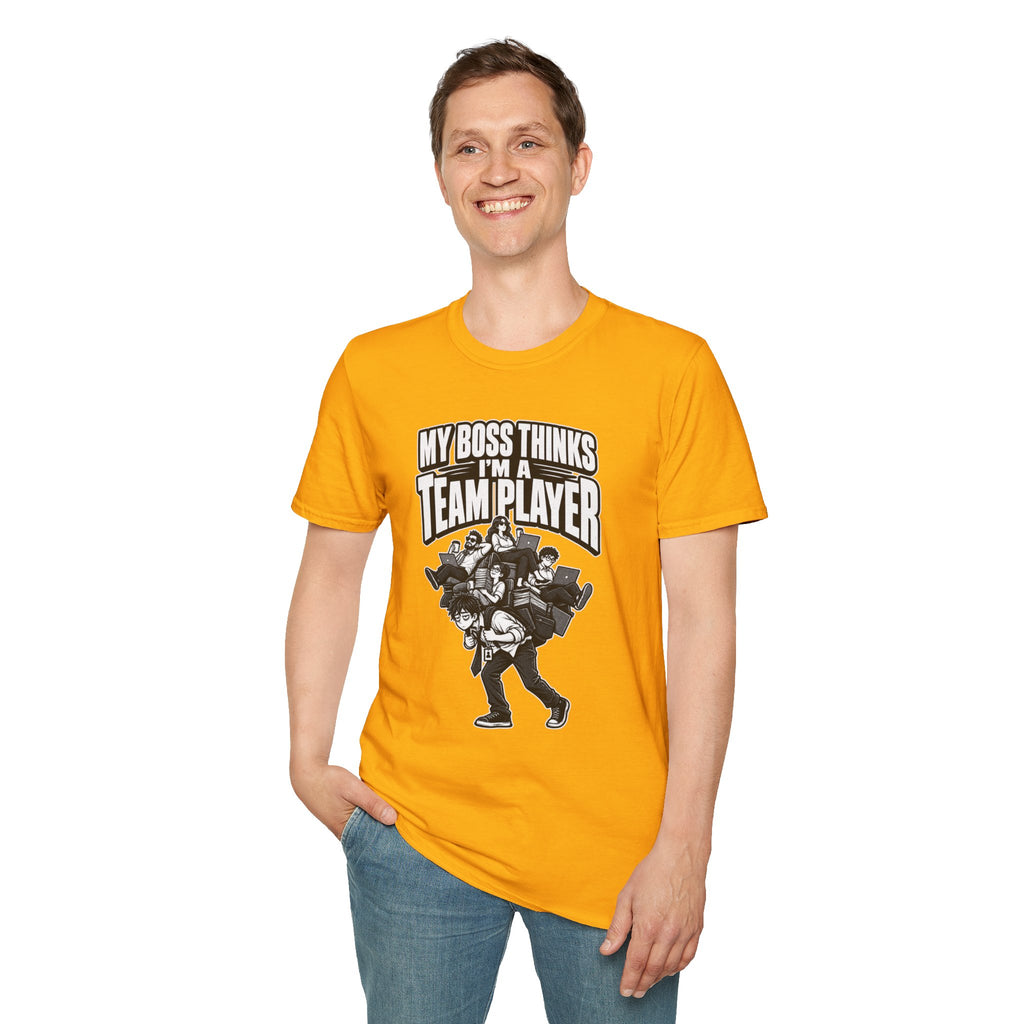 Funny Dark Humor Tshirt — Funny Office Tshirt Dark Humor Graphic Tee Unique Coworker Gift TEAM PLAYER Shirt