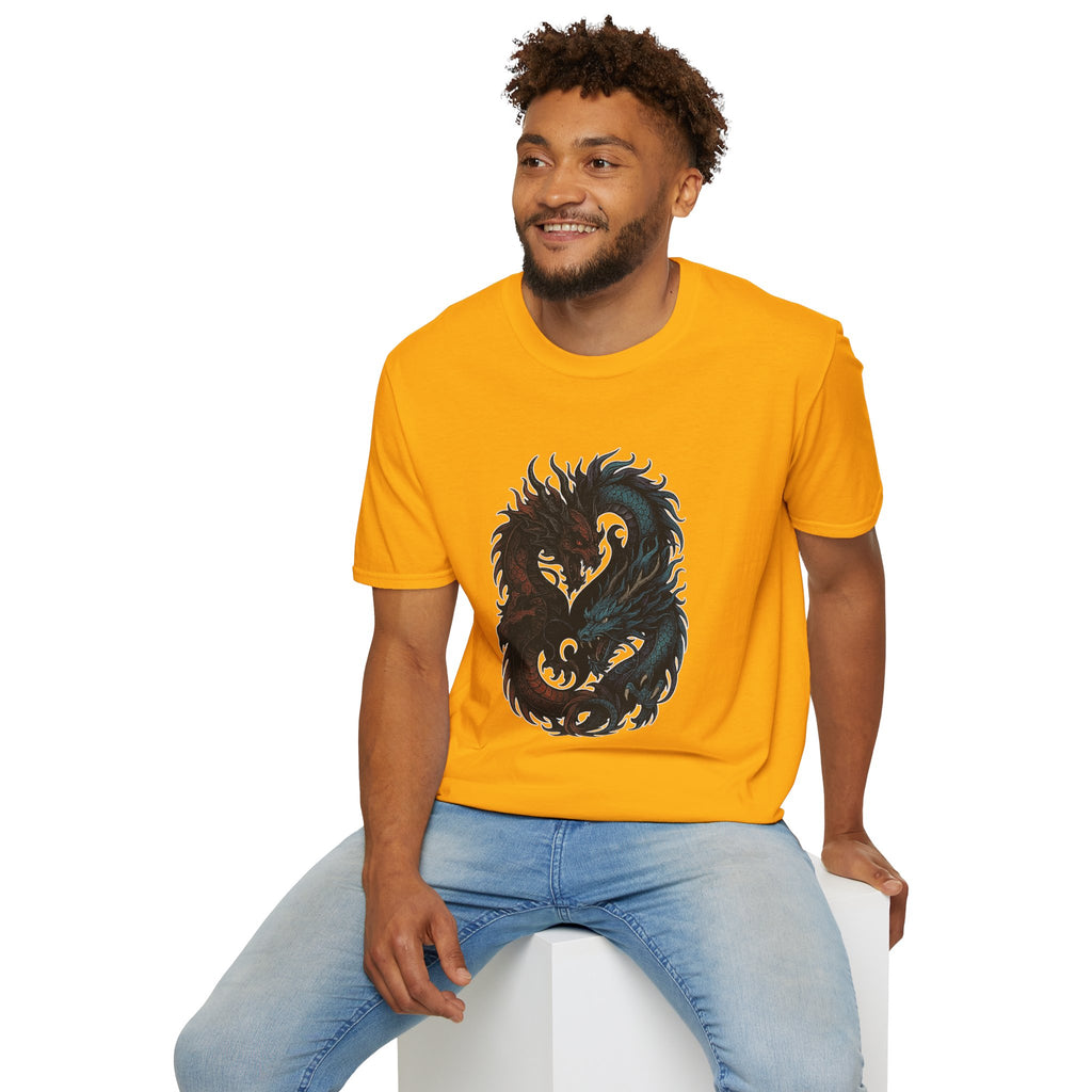 Dragon T-shirt Men Women Graphic Tee Clothing Apparel Chinese Dagon Symbol Gift