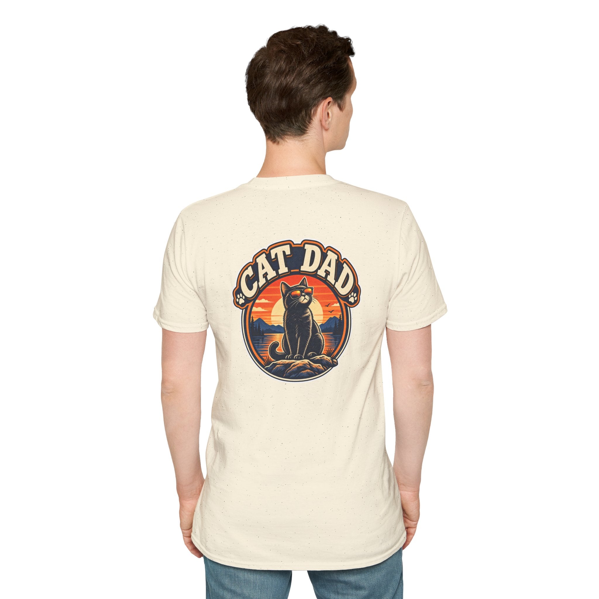 Cat Dad Shirt Pet Lover Tshirt Funny Cat Lover Graphic Tee Dark Humor Tee Unique Gift Funny Tshirt