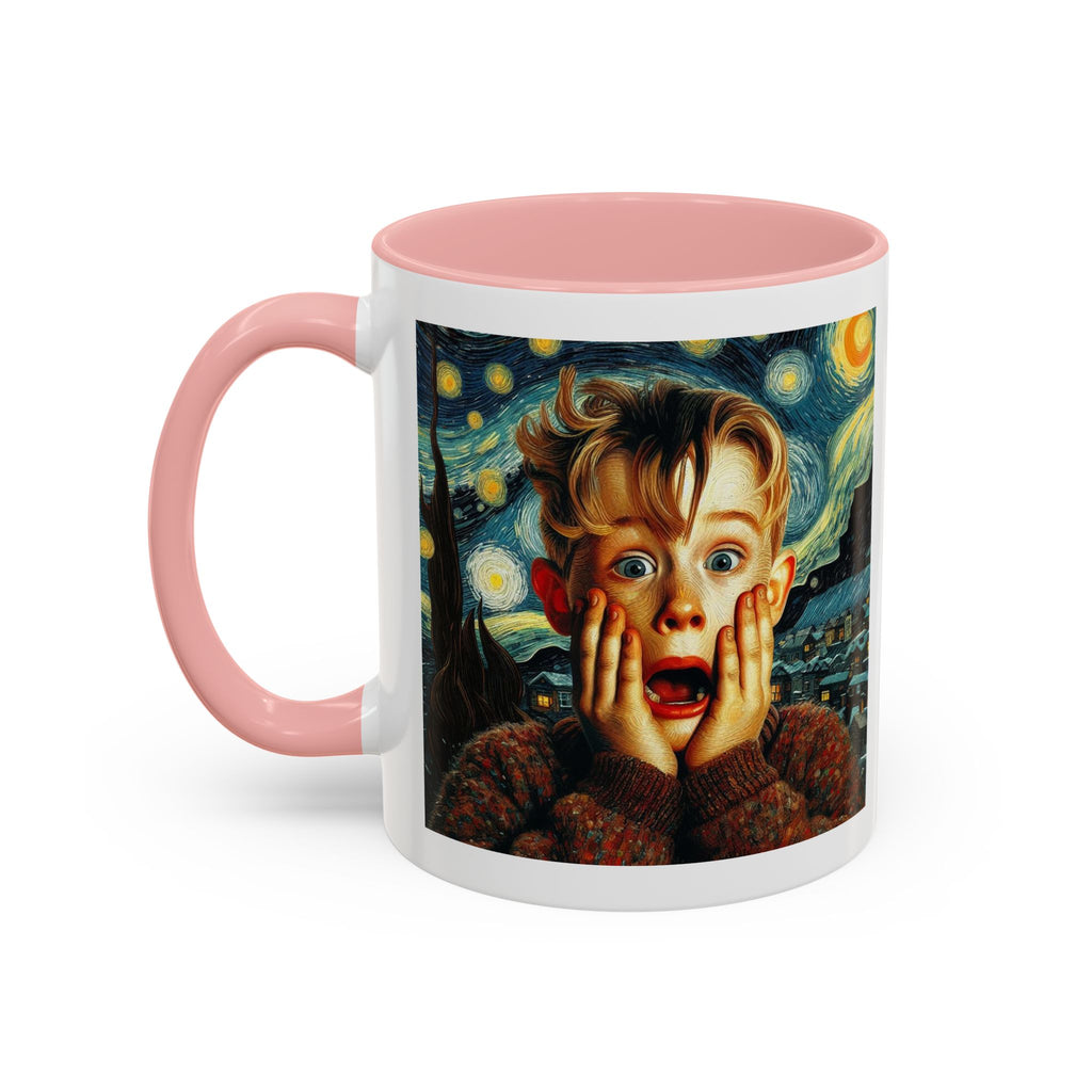 Home Alone Mug Kevin in Van Gogh Style Christmas New Year Funny Coffee Cup 2024