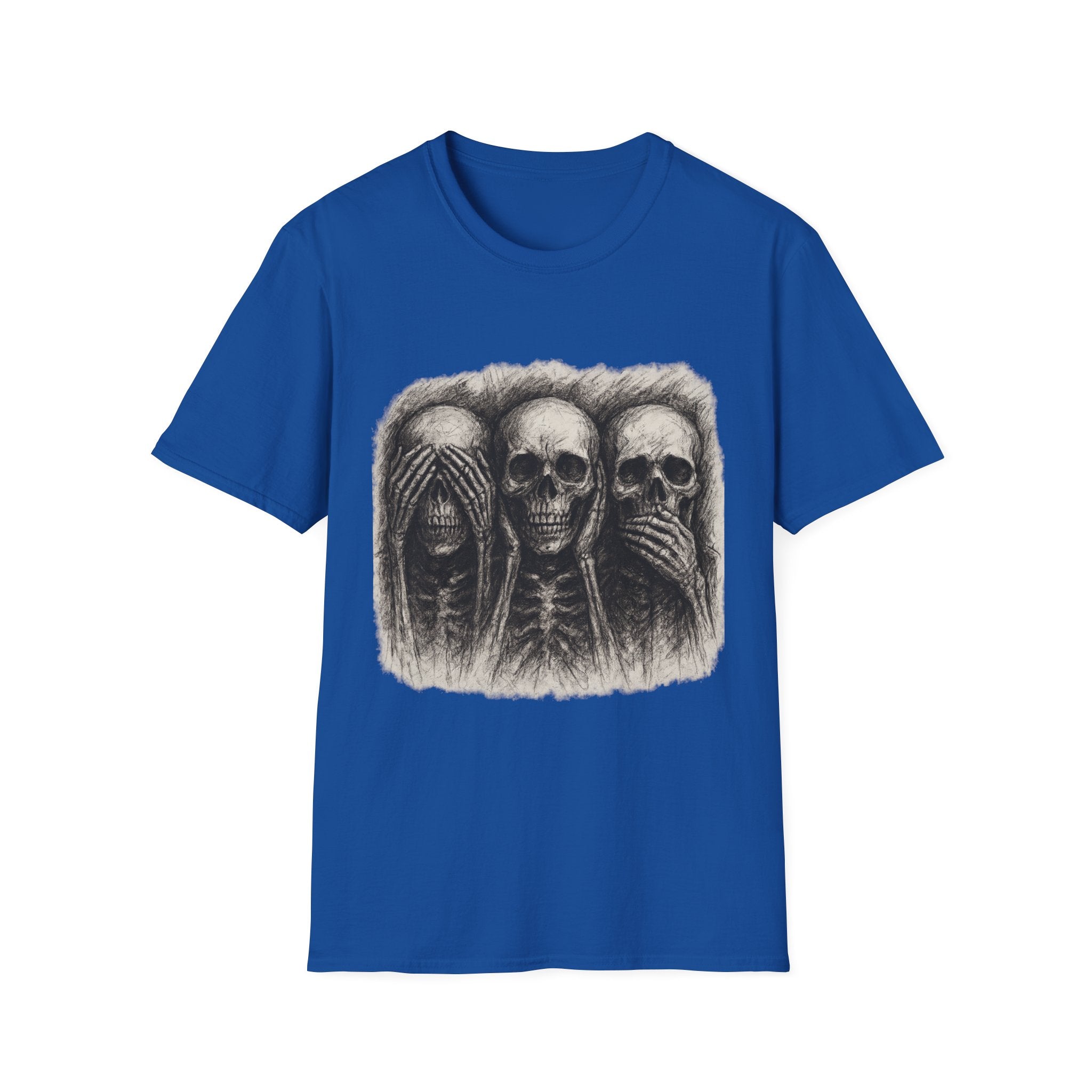 Mens Skull T-shirt Graphic Tees Skeleton Apparel Clothing Skulls Accessories Best Gift