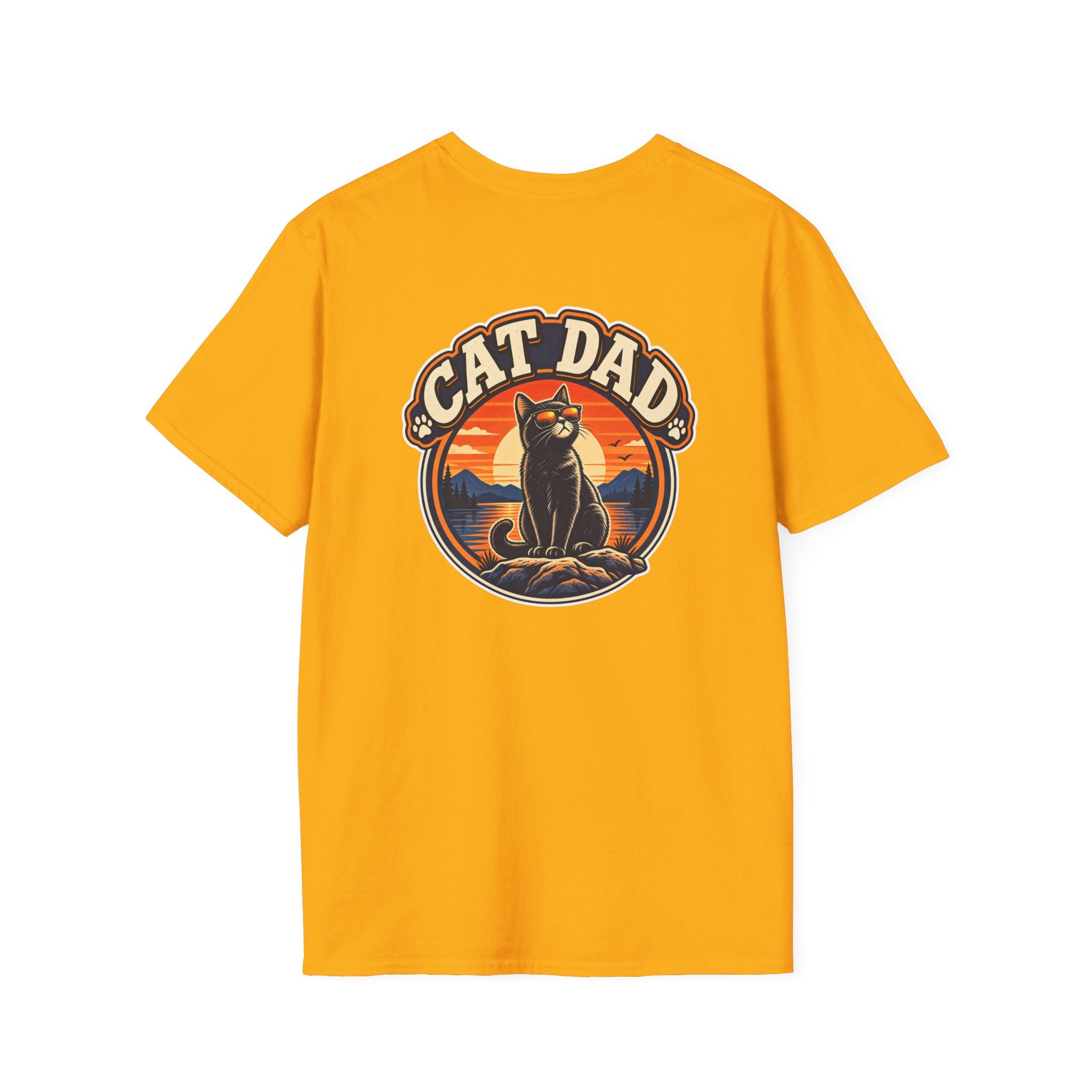 Cat Dad Shirt Pet Lover Tshirt Funny Cat Lover Graphic Tee Dark Humor Tee Unique Gift Funny Tshirt