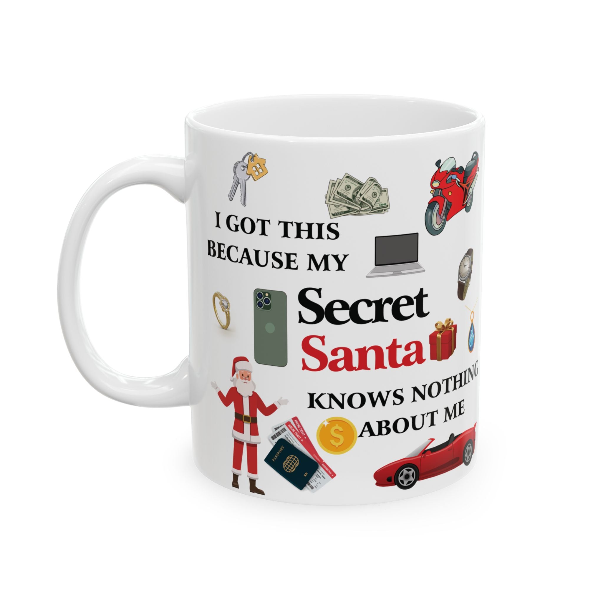 Secret Santa Gift Mug Office Christmas Mugs Funny Gift I Got This Xmas Mug Cup