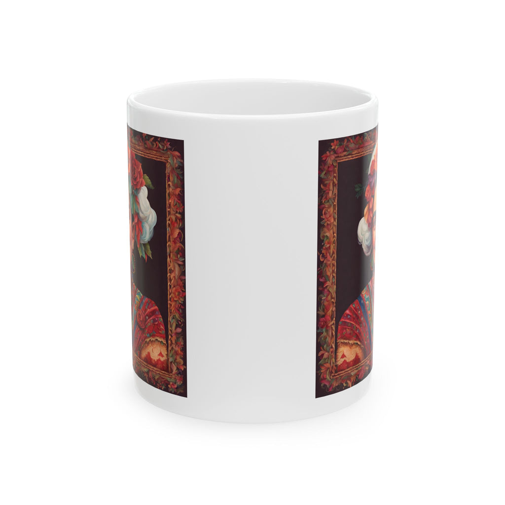 Christmas Mug Gift Frida Kahlo Art Self Portrait Ceramic Coffee Mug Funny Cup